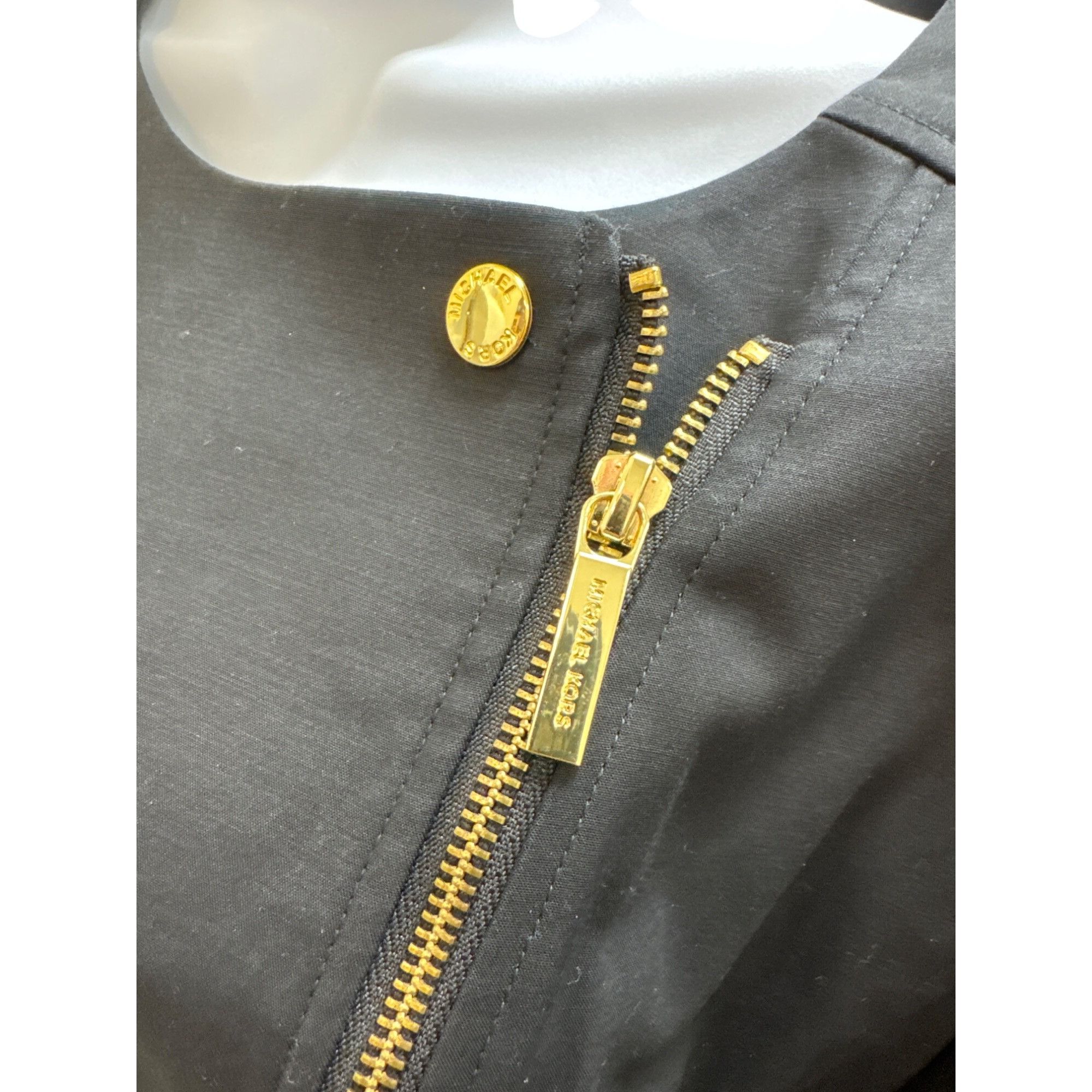 Michael Kors Michael Kors Womens Black Cotton/Spandex Blazer Size 12 SKU Size XL / US 12-14 / IT 48-50 - 10 Thumbnail