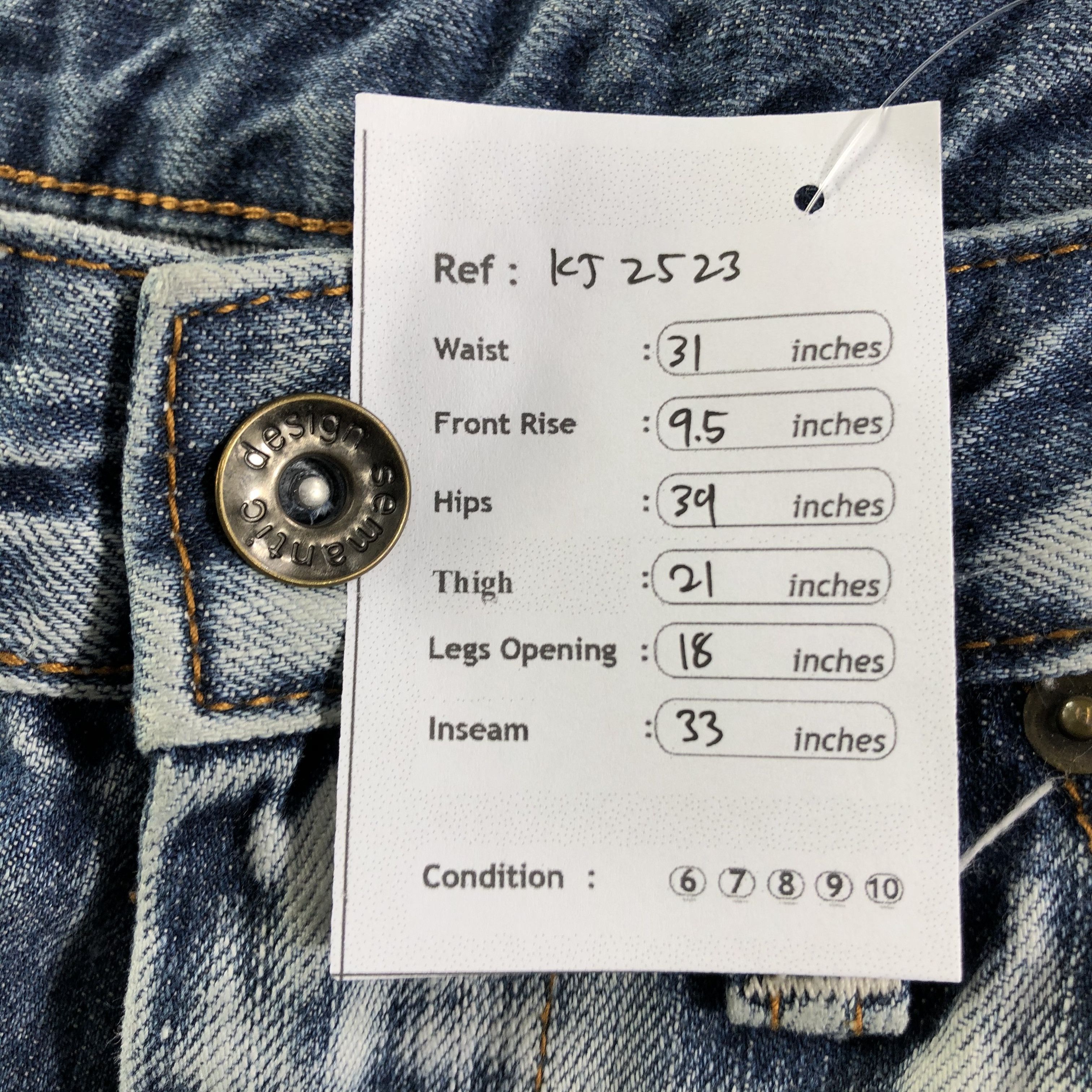 semanticdesign Semantic Design Jeans Distress Dragon Denim KJ2523 Size US 30 / EU 46 - 10 Thumbnail