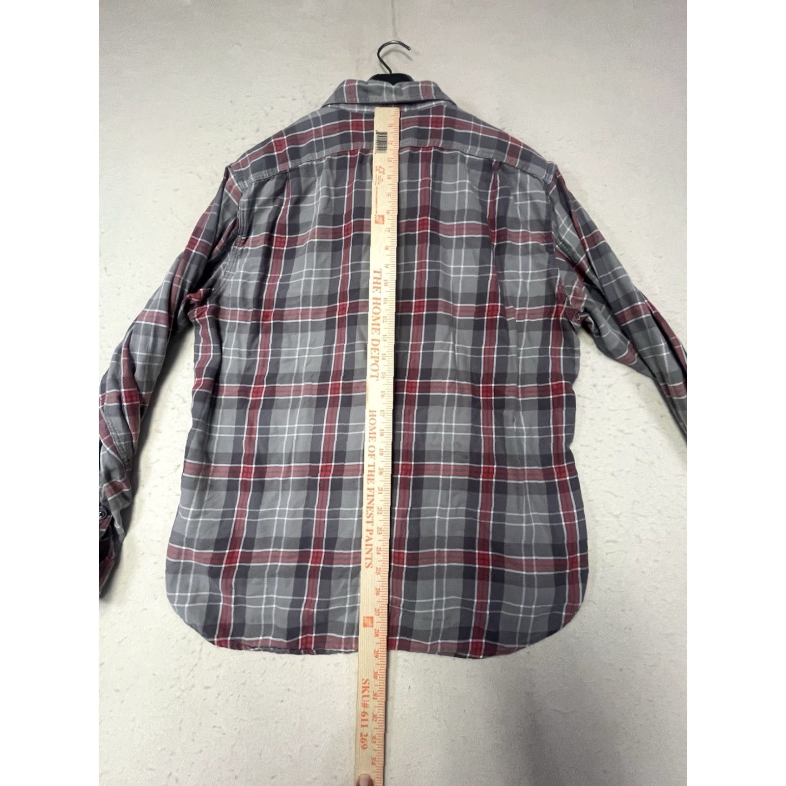 J.Crew J. Crew Shirt Men Plaid Flannel Button-Up L Red Slim Long Sleeve Shirt Mens Size US L / EU 52-54 / 3 - 4 Thumbnail