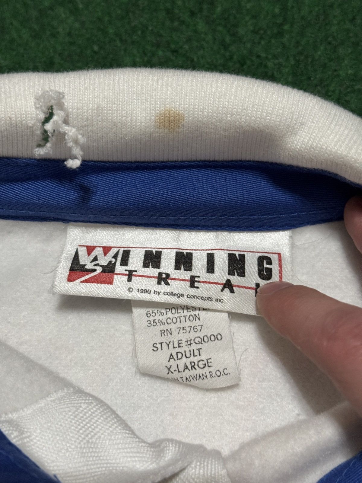 Vintage Vintage 90s New York Giants Long Sleeve Polo XL RARE NFL Size US XL / EU 56 / 4 - 5 Thumbnail