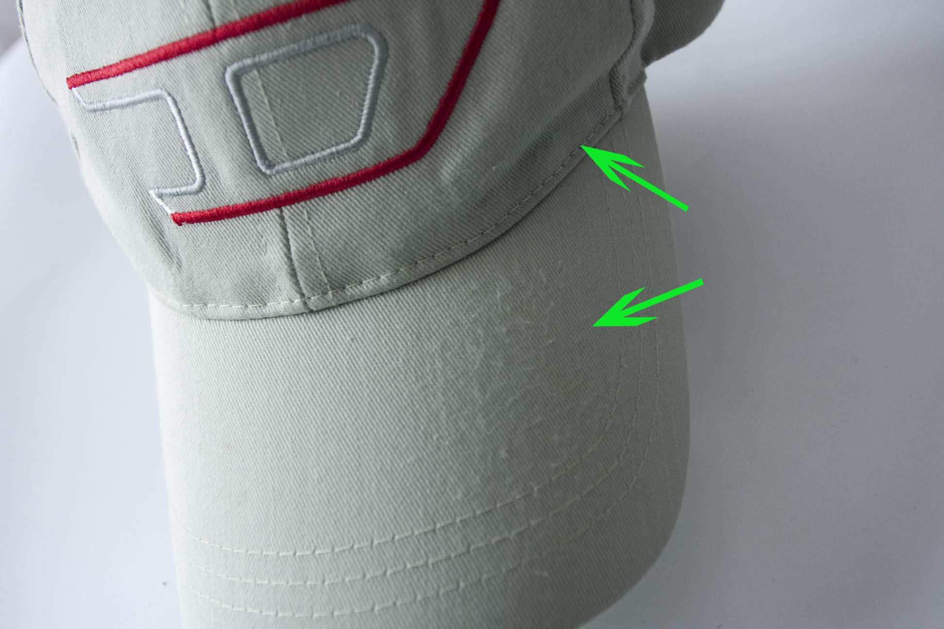 Diesel × Vintage Diesel Vintage Hat Cap Distressed Snapback Logo Pale Green Size ONE SIZE - 2 Thumbnail