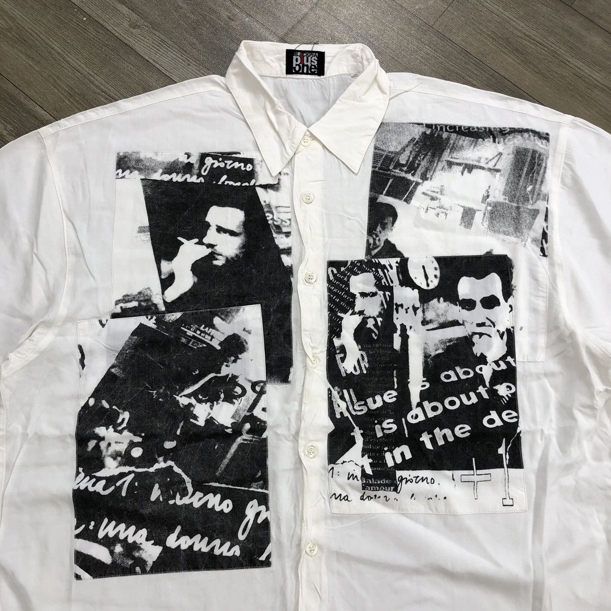 If Six Was Nine × Japanese Brand × Le Grande Bleu (L.G.B.) 2000s Plus One Poem Skulls Patch Gothic Goa Style Button Up Size US L / EU 52-54 / 3 - 2 Thumbnail