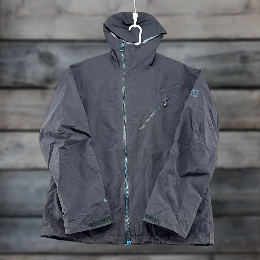 Burton Burton Jacket Men M Black Goretex Hooded Full Zip Performance Shell Rain Coat Size US M / EU 48-50 / 2 - 1 Thumbnail