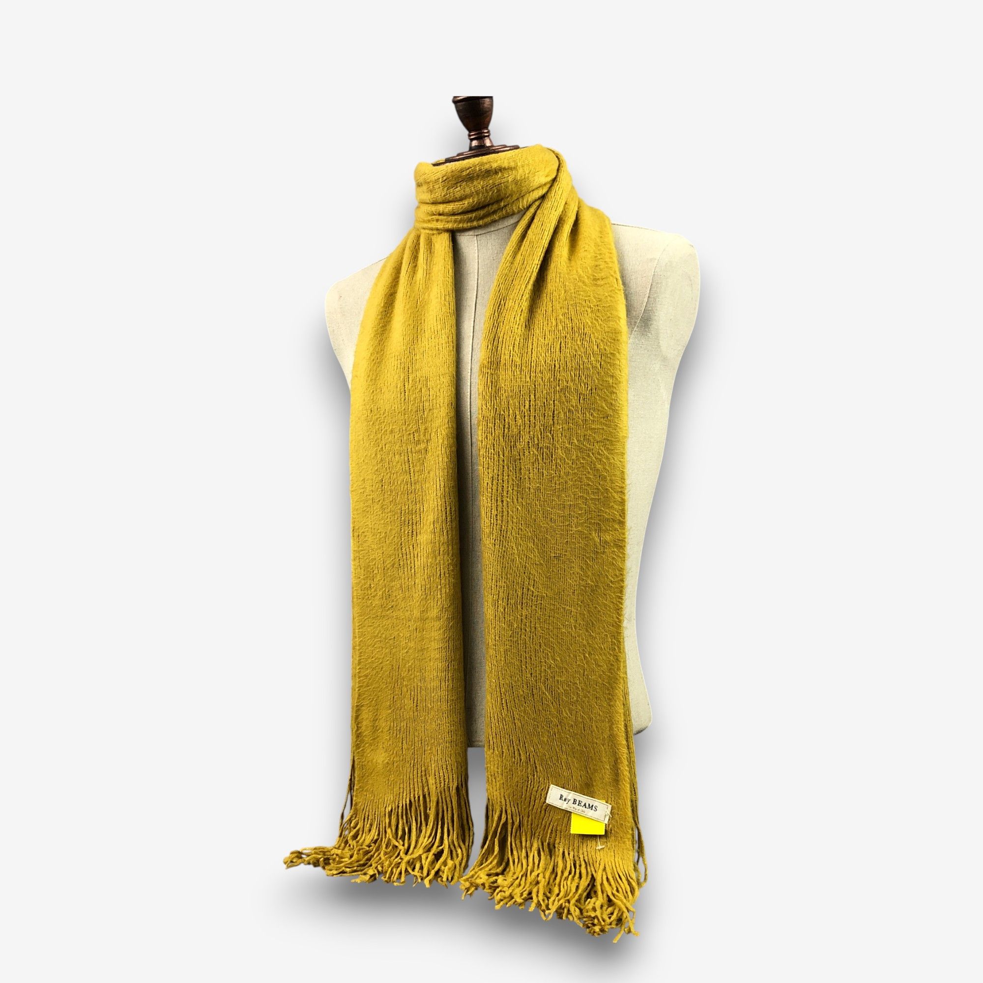 Beams Plus Vintage Beams Scarf Long Wool Shawls Stoles Scarves. Size ONE SIZE - 2 Thumbnail