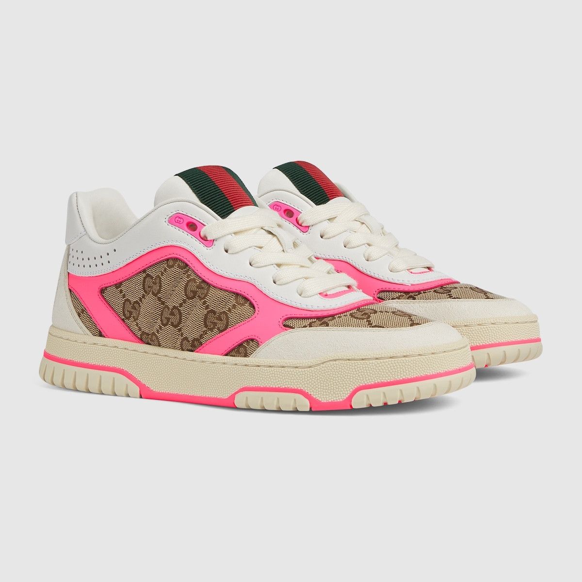 Gucci o1s1wg110625 Re-Web Sneakers in Multicolor Size US 8 / IT 38 - 4 Thumbnail