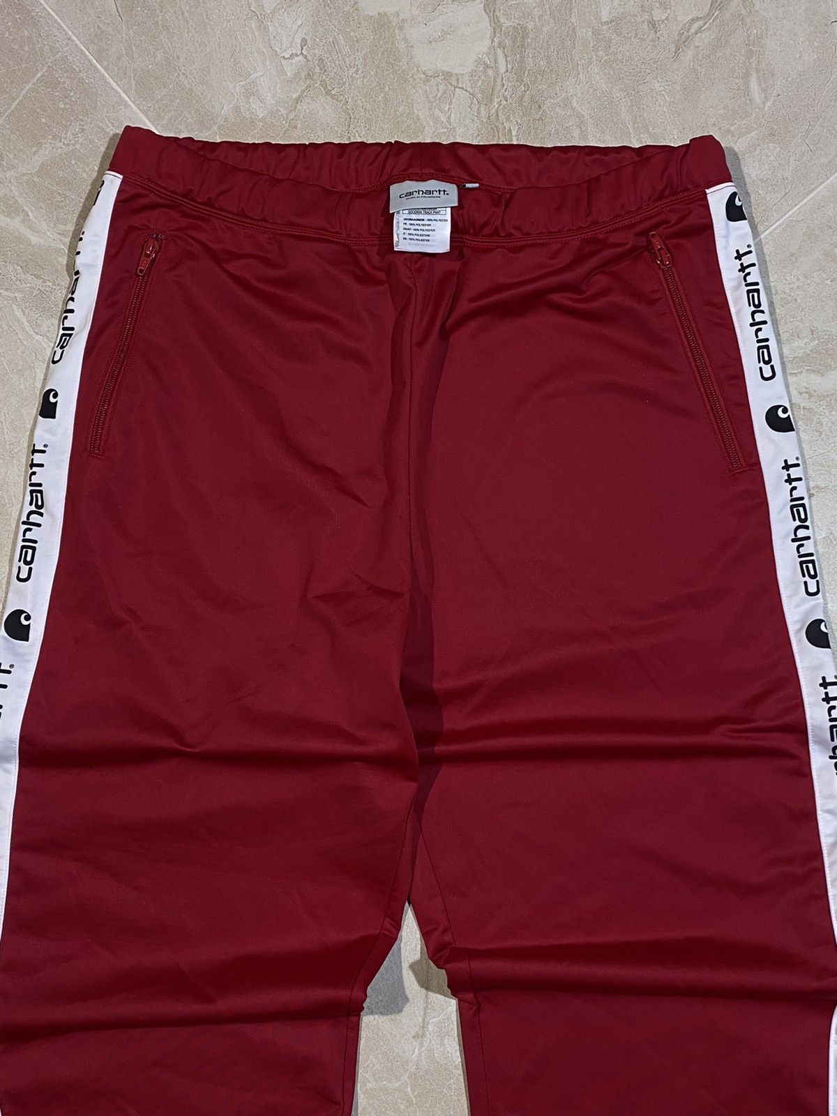 Carhartt Carhartt streetwear style hot red colour track pants Size US 36 / EU 52 - 6 Thumbnail