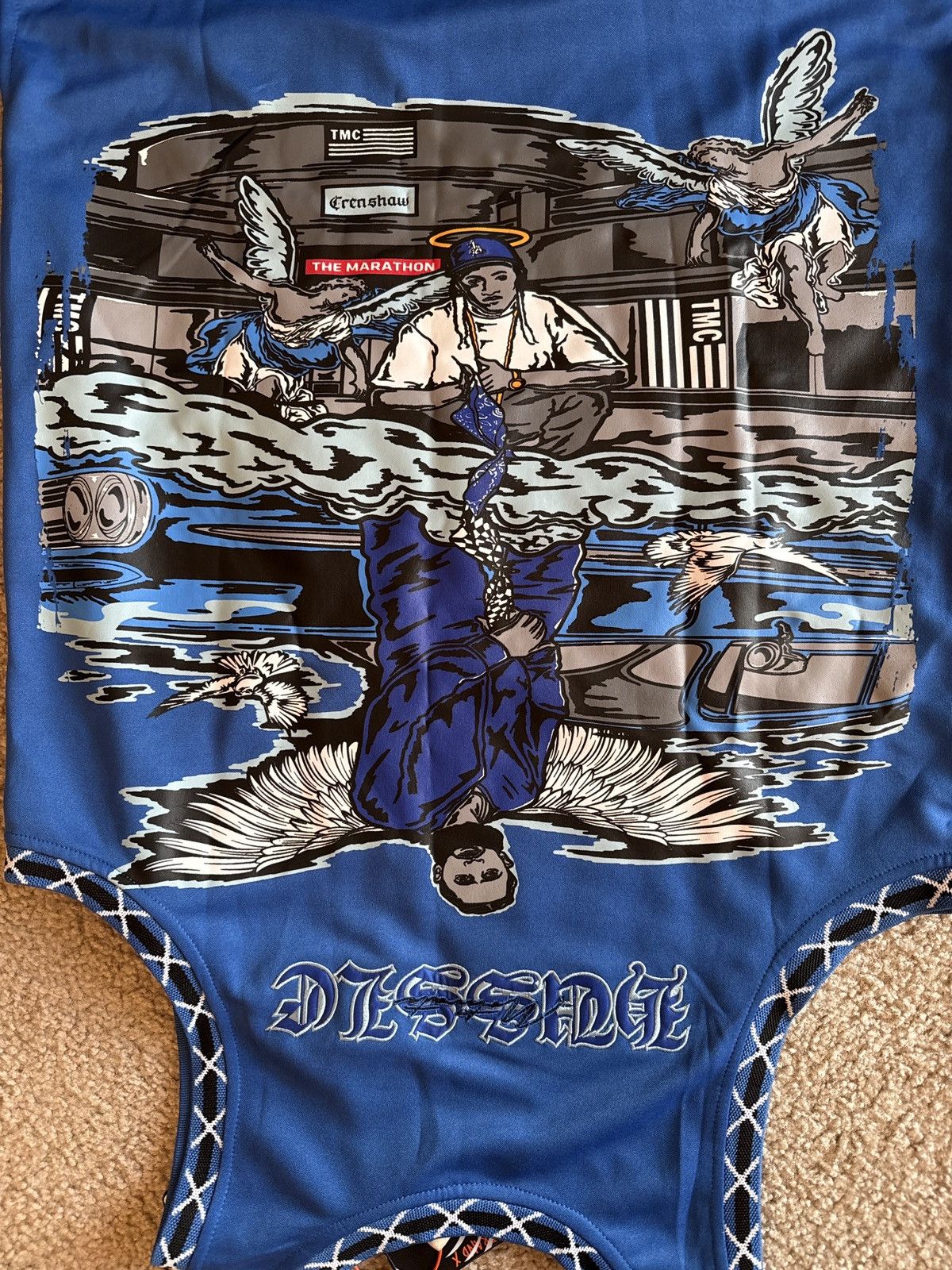 Band Tees BrandX Nipsey BasketBall Jersey!!! Size US L / EU 52-54 / 3 - 3 Thumbnail