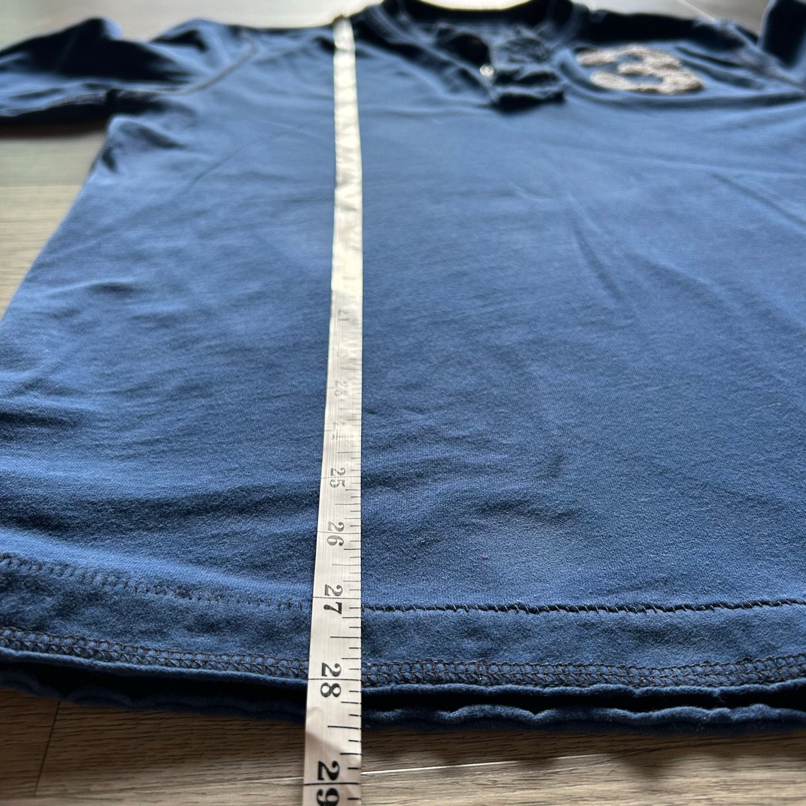 Aeropostale Vtg y2k Aeropostale Wash Graphic Henley Long Sleeve Shirt Size US L / EU 52-54 / 3 - 8 Thumbnail