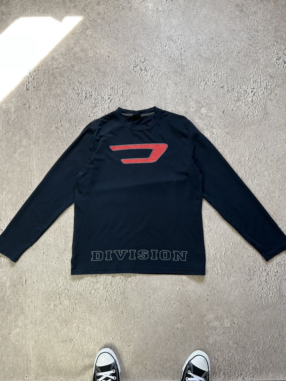 Diesel × Vintage Vintage Diesel Long Sleeve T Shirt Logo Avant Garde Size US L / EU 52-54 / 3 - 1 Thumbnail