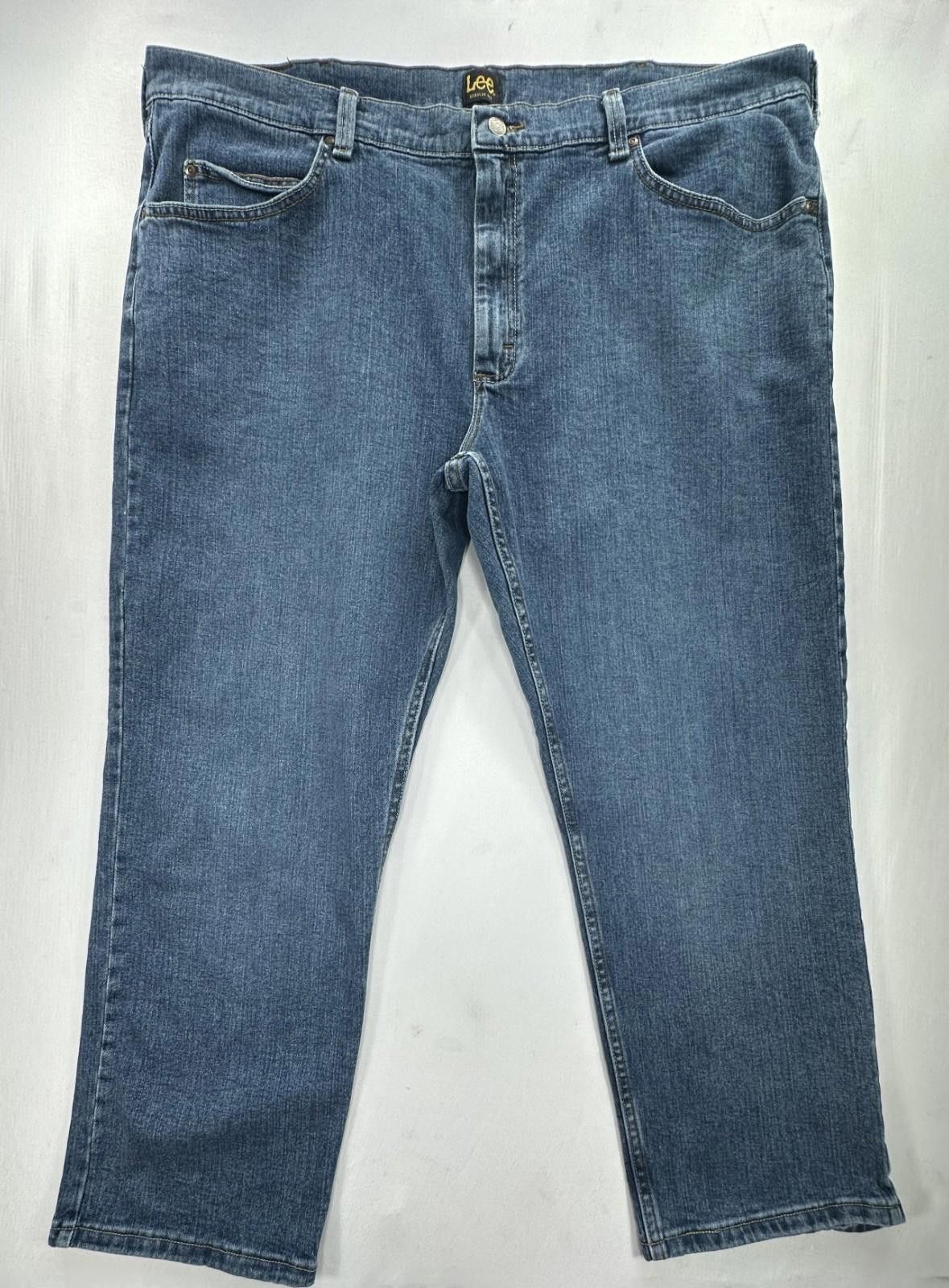 Lee Lee Regular Fit 5-Pocket Denim Jeans Blue Men 46/29 Size US 44 / EU 60 - 1 Thumbnail