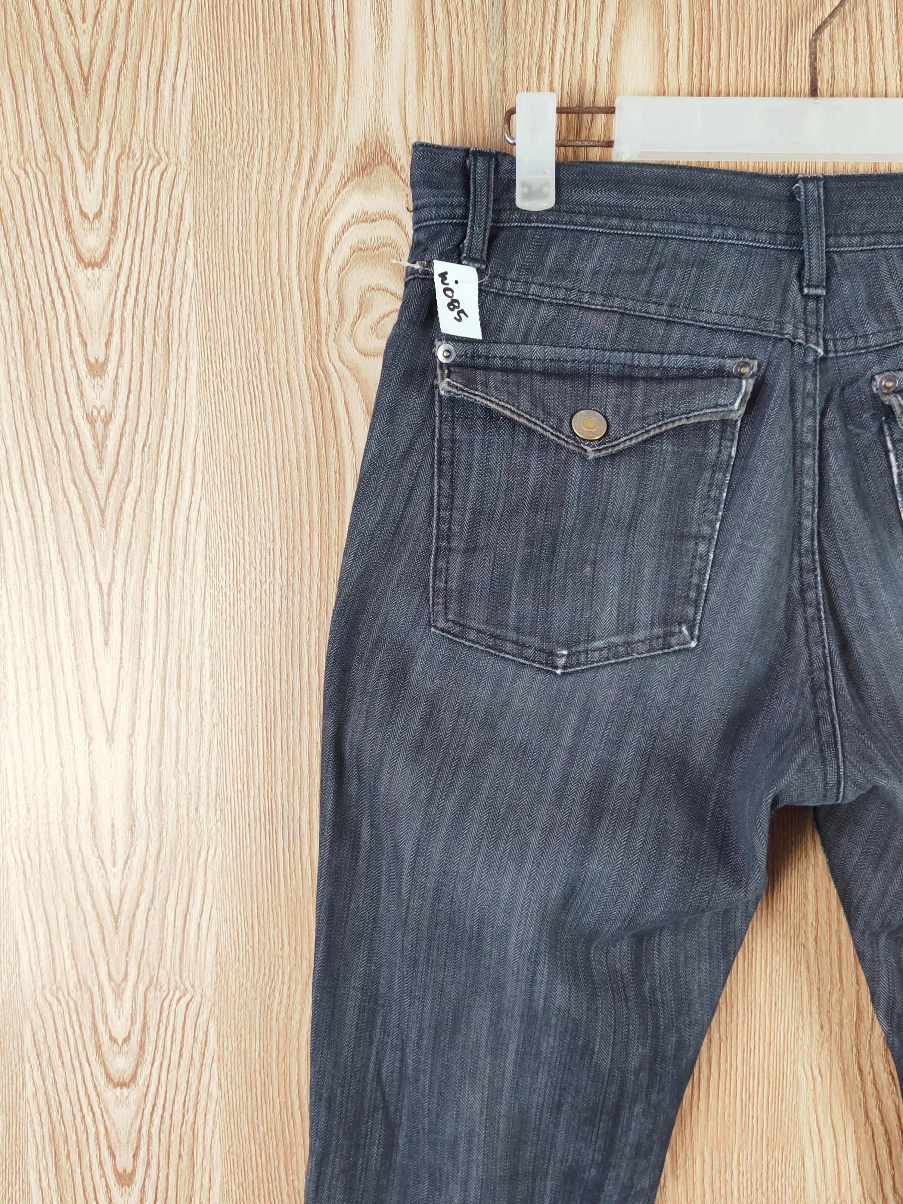 Japanese Brand Male &Co Black Distressed Ripped Jeans#W085 Size US 32 / EU 48 - 9 Thumbnail