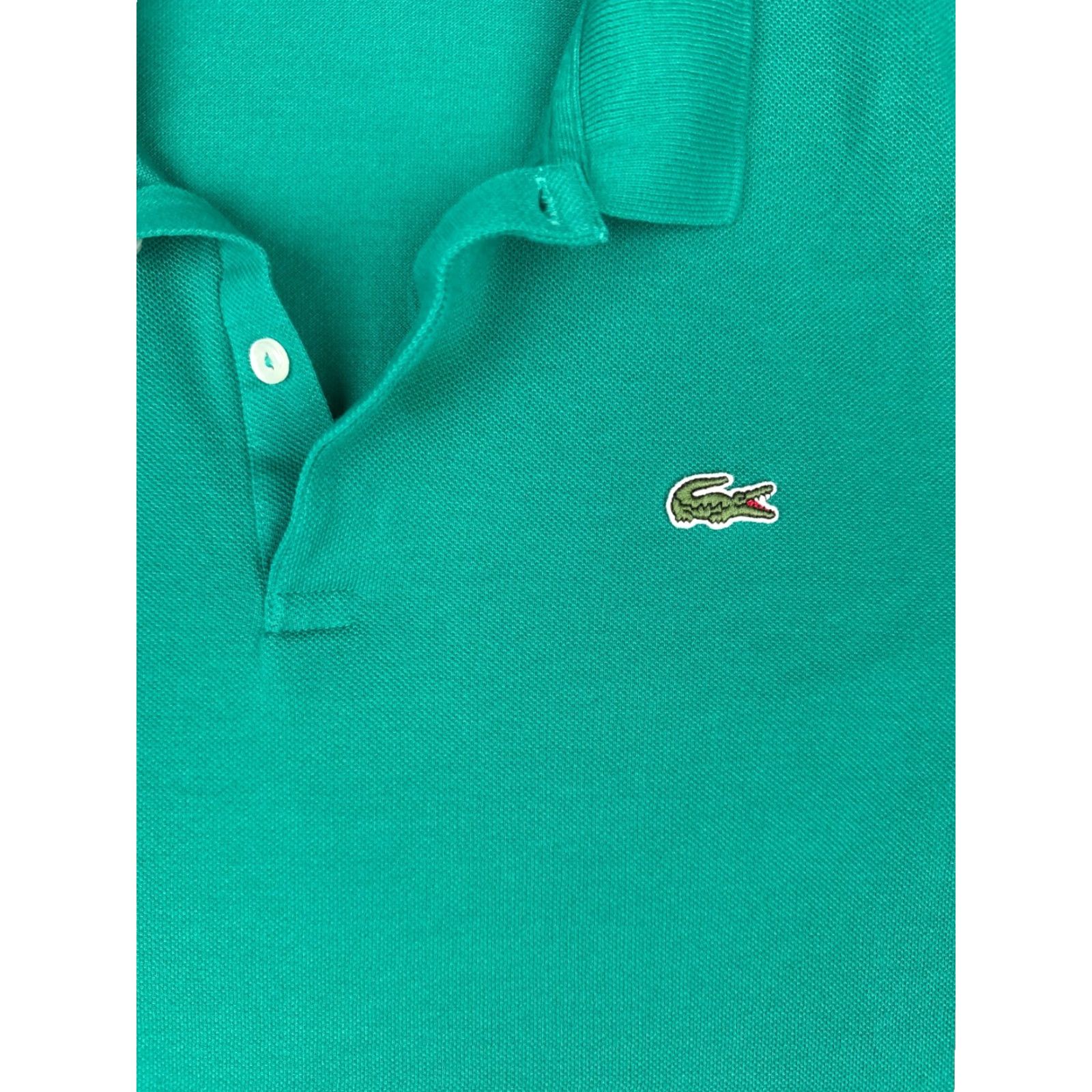 Lacoste Lacoste L!ve Polo Shirt Men 6 Green Short Sleeve 100% Cotton Golf Golfer Size US S / EU 44-46 / 1 - 6 Thumbnail