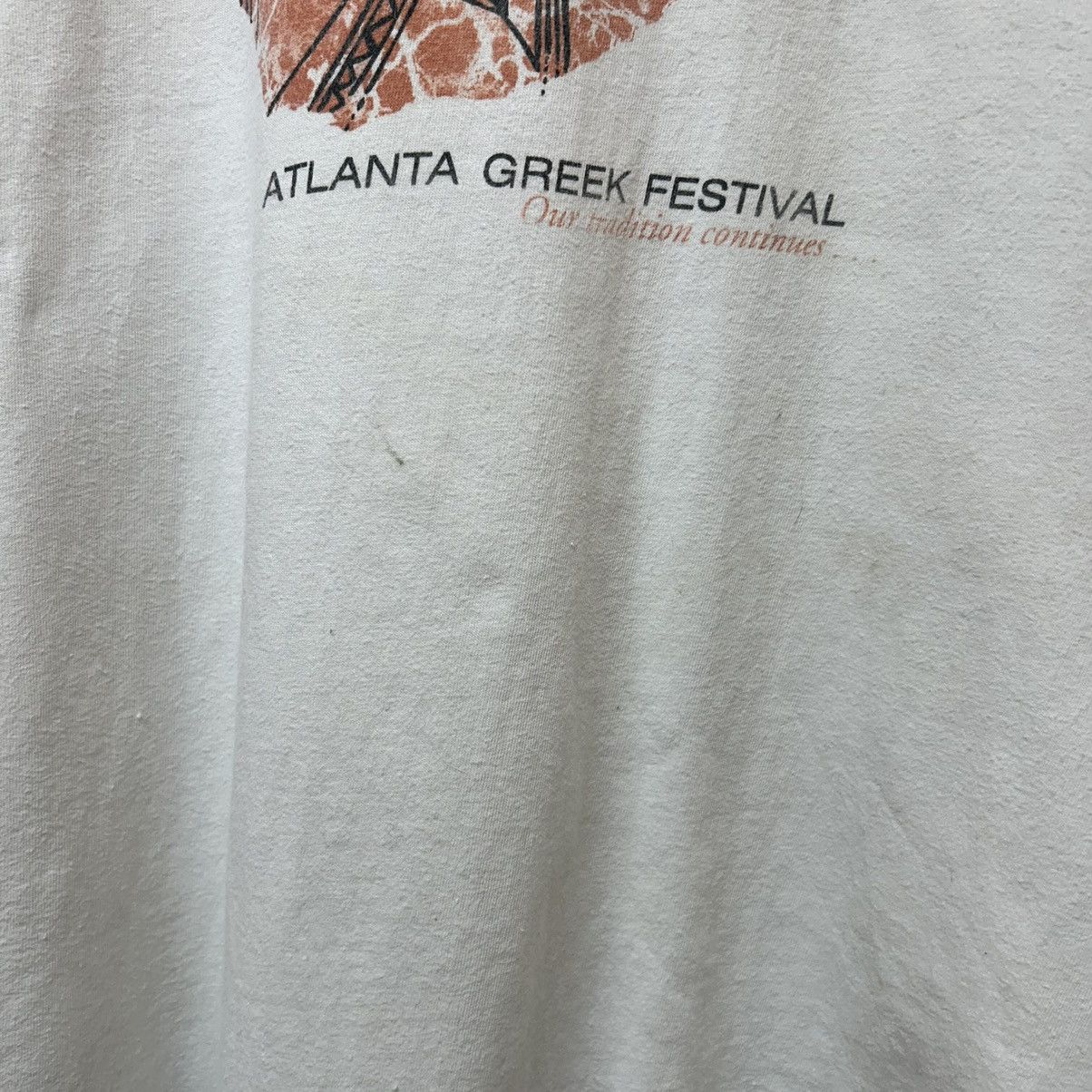 Vintage Vintage 90s Atlanta Greek Festival Long Sleeve T Shirt Size US XXL / EU 58 / 5 - 4 Thumbnail
