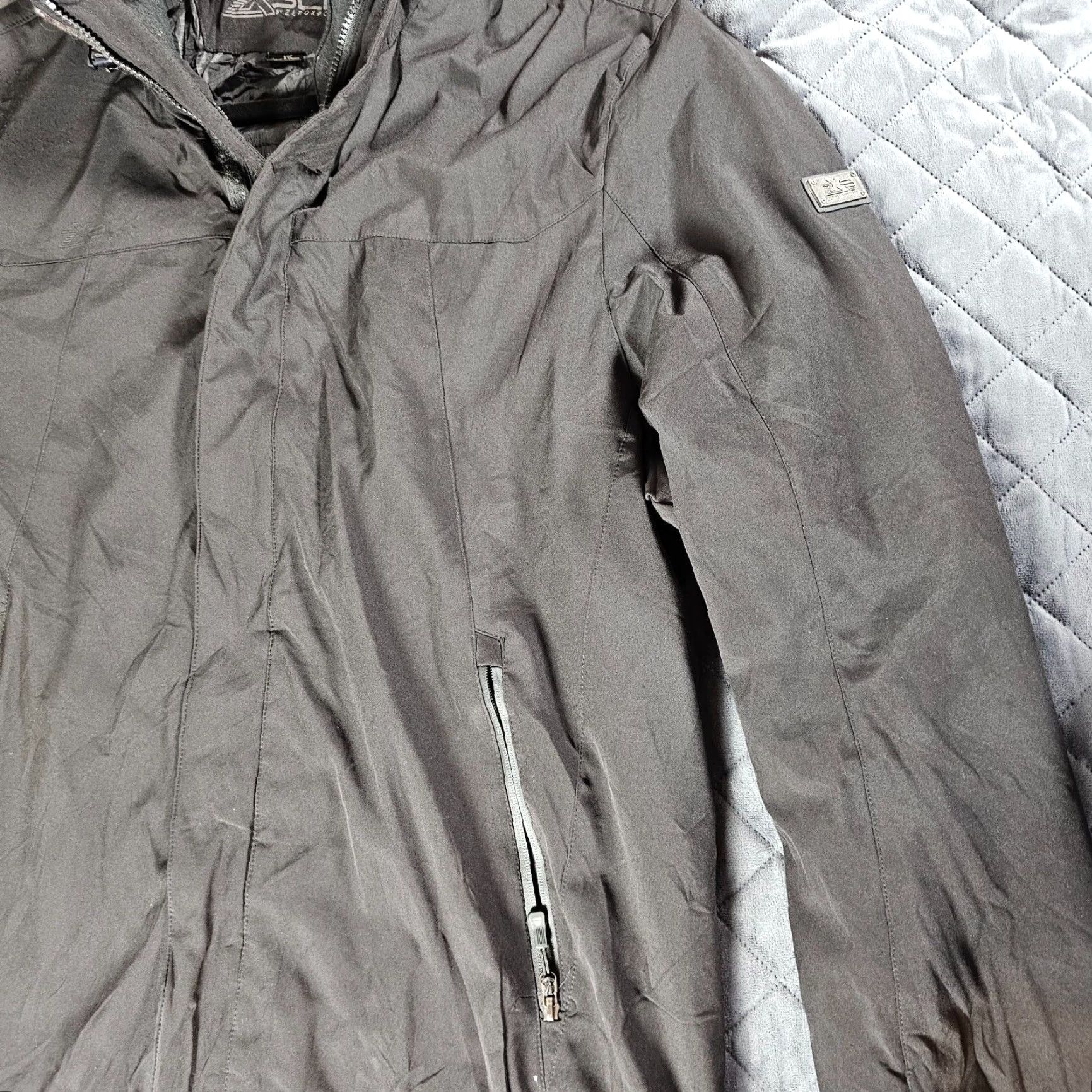 ZeroXposur ZeroXposur Black Full Zip Jacket Size 2XL Men's Coat ZXBLK Hooded Adjustable Mens Size US XXL / EU 58 / 5 - 3 Thumbnail