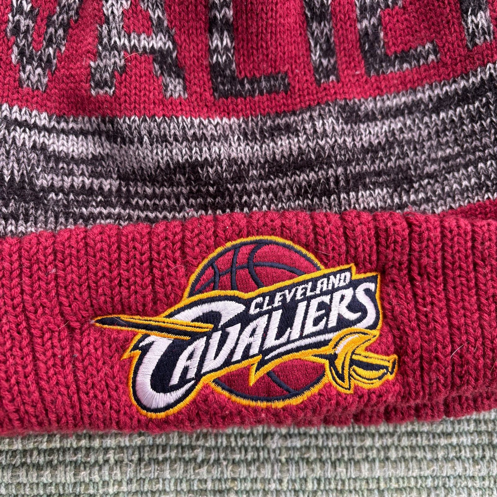 Mitchell & Ness Cleveland Cavaliers knit winter hat by Mitchell & Ness Size ONE SIZE - 2 Thumbnail
