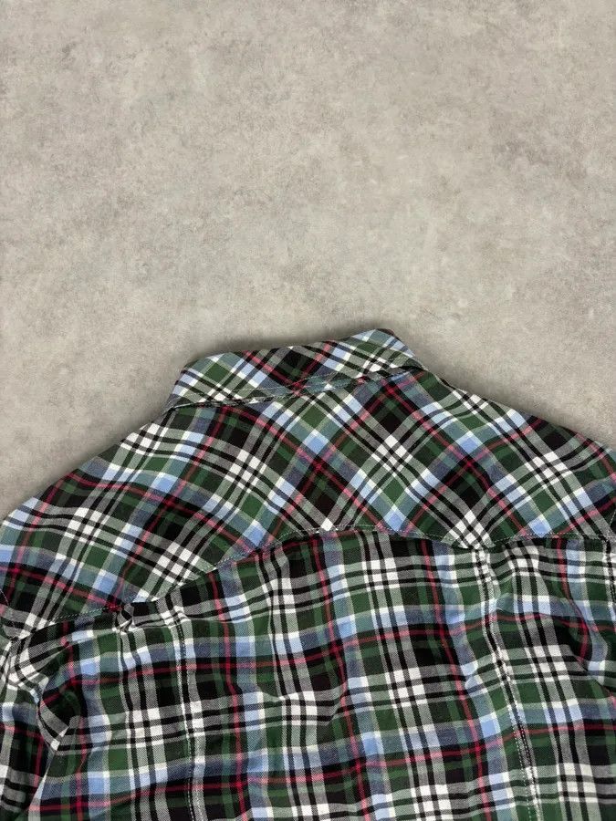 Dolce & Gabbana AW2008 Dolce & Gabbana Green Tartan Checkered Western Shirt Size US M / EU 48-50 / 2 - 7 Thumbnail
