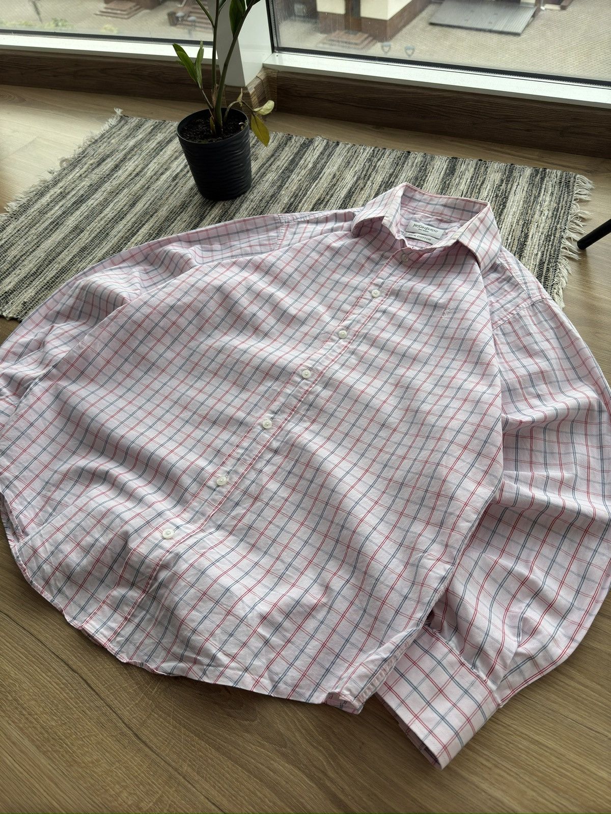 Other Yves Saint Laurent YSL vintage Pink rare button up shirt Size US M / EU 48-50 / 2 - 4 Thumbnail