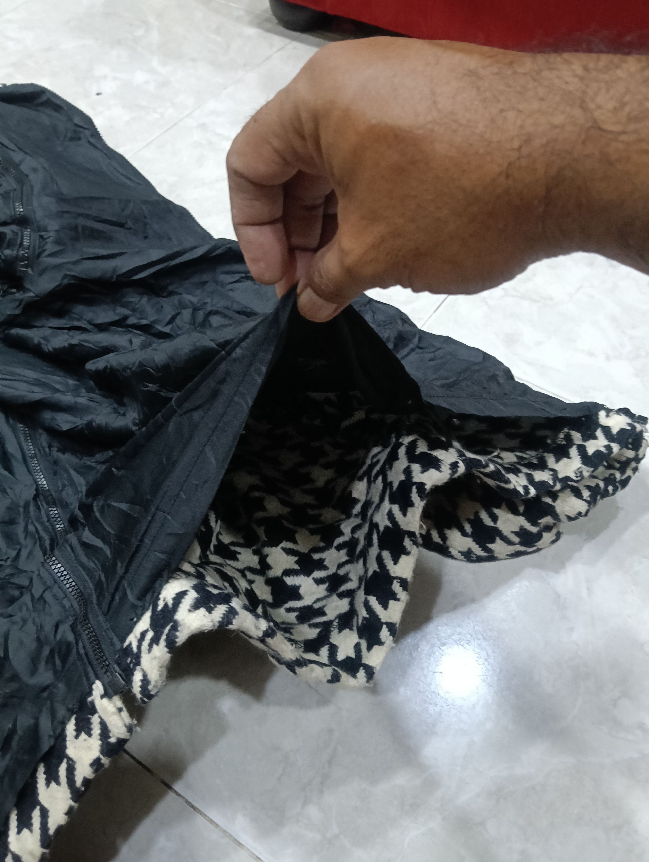 Japanese Unbrand Coat Parka Jacket Like Asymmetrical Design