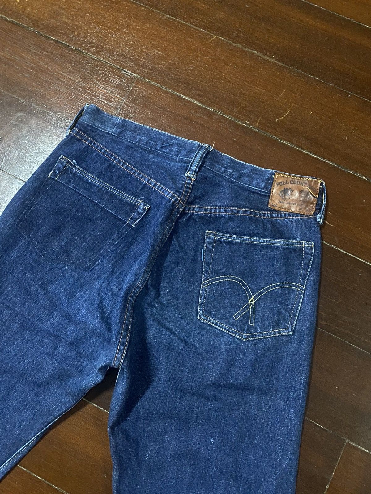 Full Count & Co. Rare 2000 limited edition FULLCOUNT 0105 selvedge Size US 31 - 14 Thumbnail