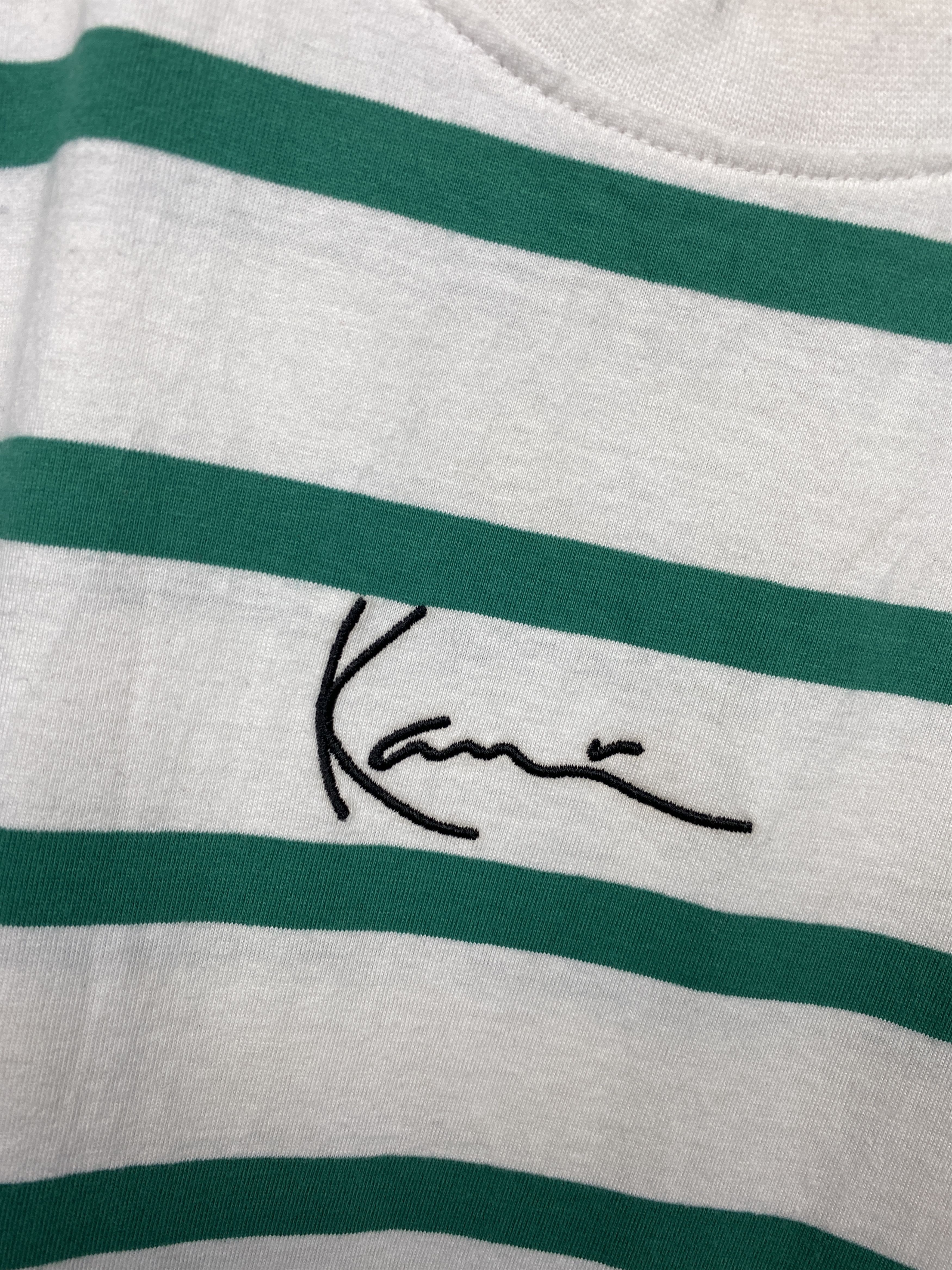 Karl Kani Karl Kani Vintage Mens Striped T-Shirt Tee Size US L / EU 52-54 / 3 - 3 Thumbnail