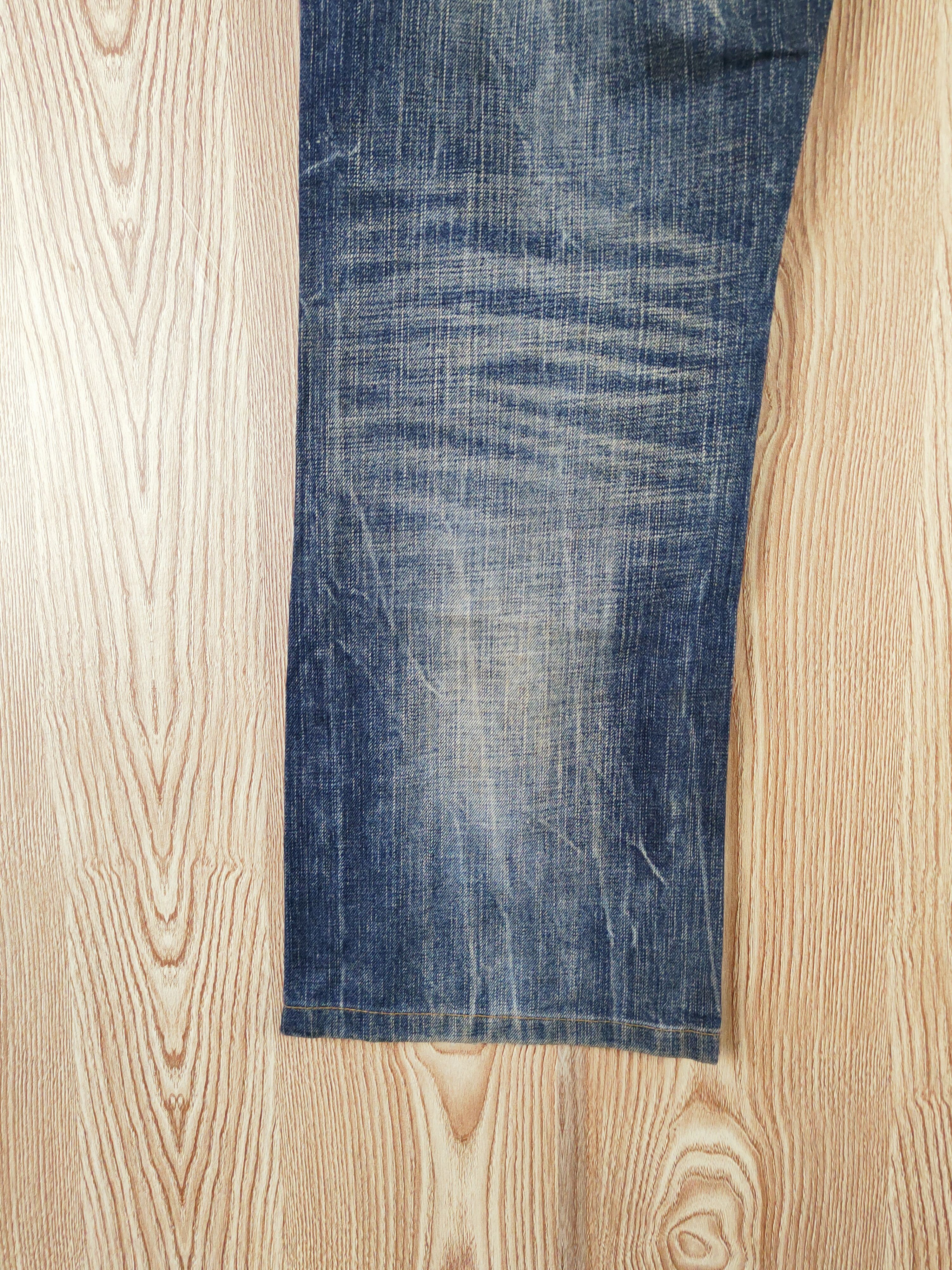 Japanese Brand Red Pepper Dark Blue Distressed Ripped Jeans #W381 Size US 32 / EU 48 - 11 Thumbnail