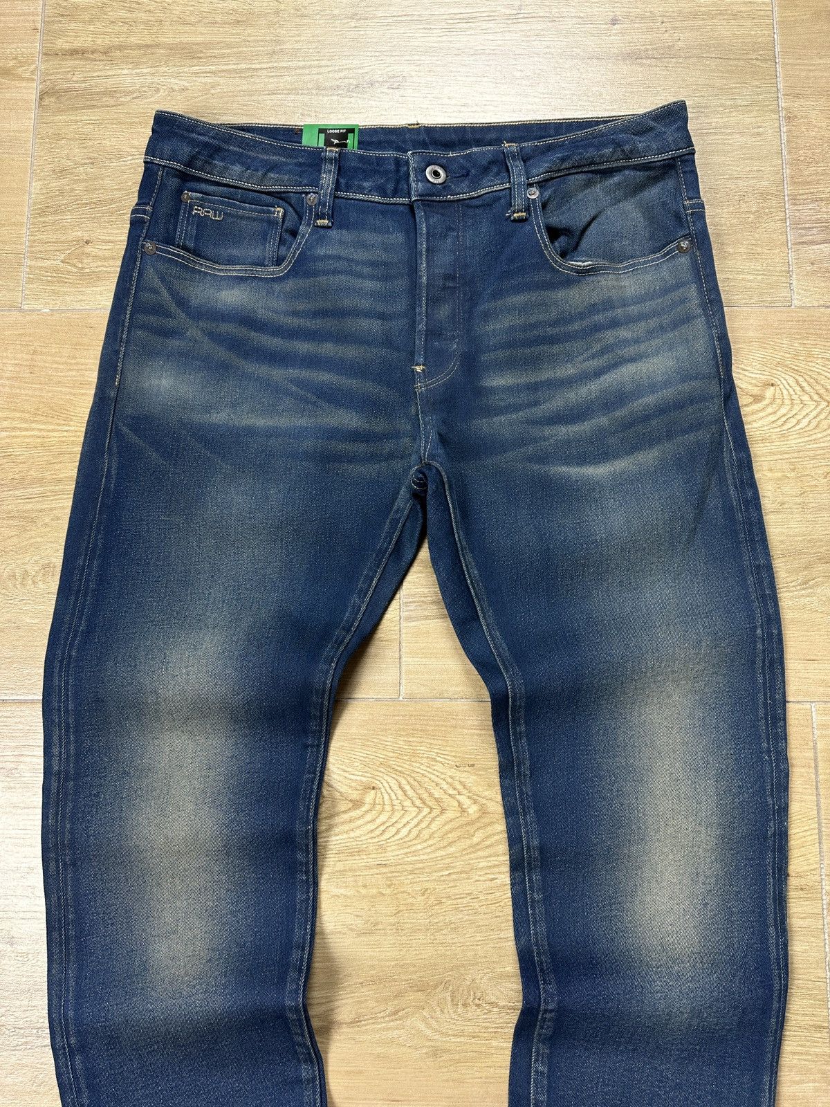 G-Star NEW🏷️ G-Star Raw 3301 Slim Denim Jeans Size US 33 - 2 Thumbnail