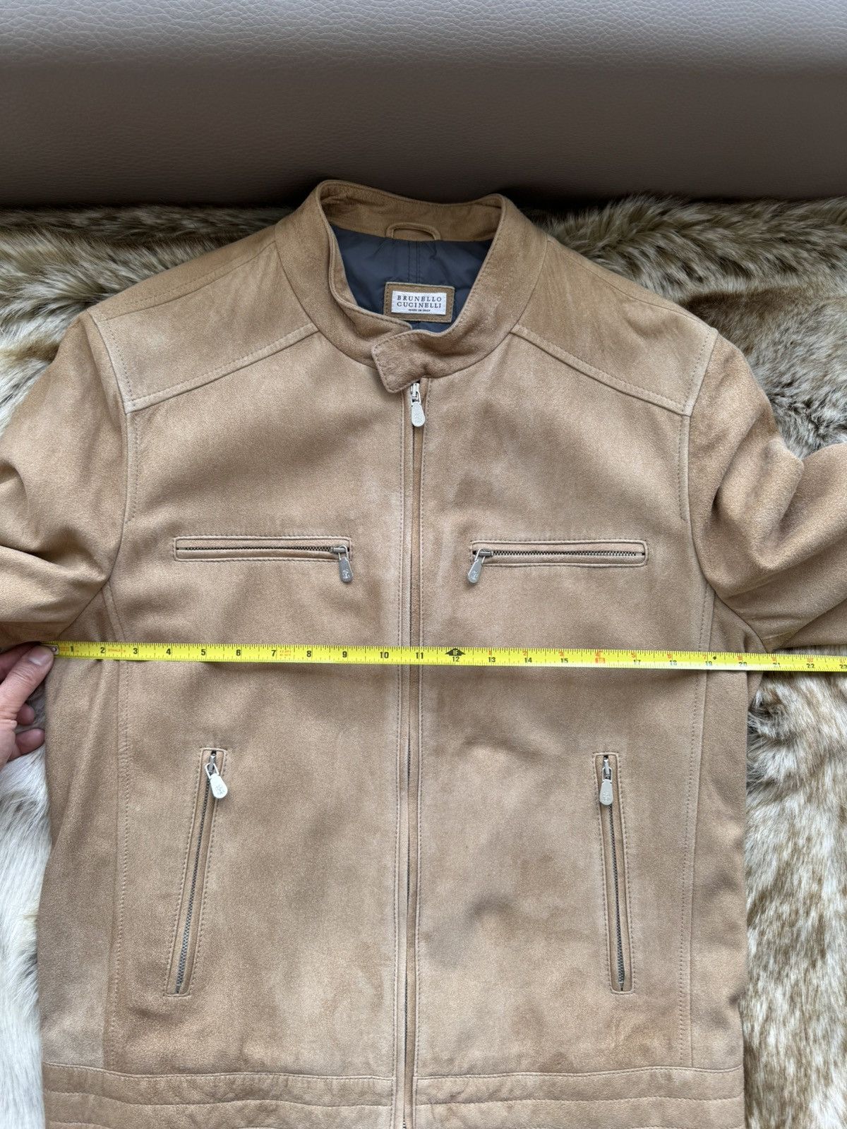 Brunello Cucinelli Suede jacket Size US S / EU 44-46 / 1 - 11 Thumbnail