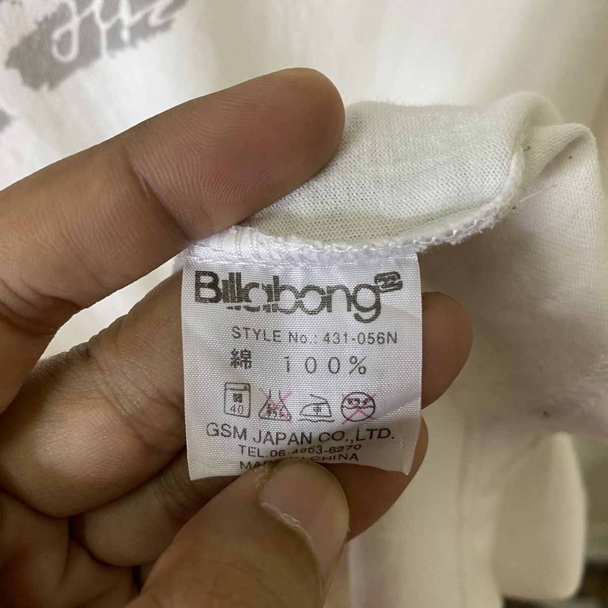 Billabong × Vintage Vintage Y2K Billabong Overprint LS T Shirt Size US M / EU 48-50 / 2 - 4 Thumbnail