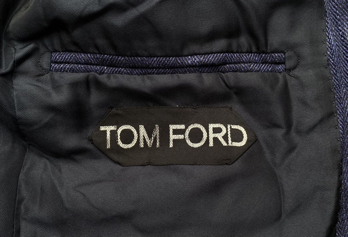 Tom Ford Tom Ford - Prince of Wales Wool Blazer Size 46S - 9 Thumbnail