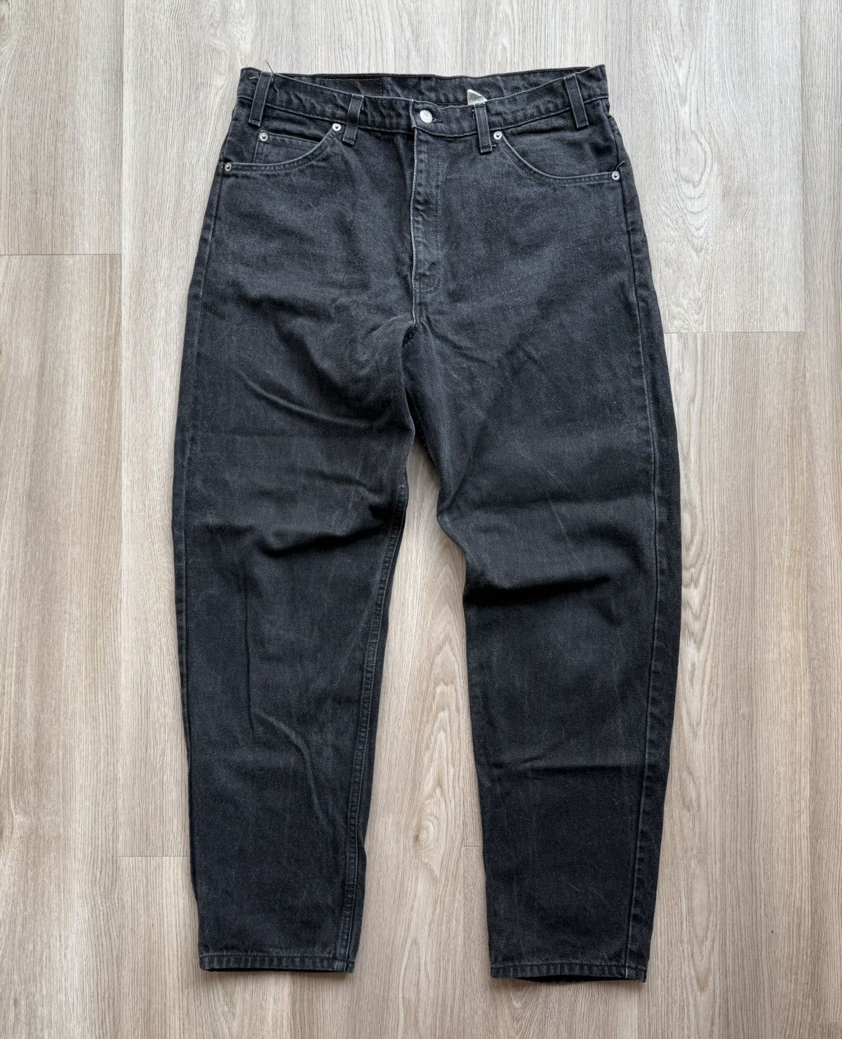 Vintage Levis 550 Relaxed Fit Black Jeans Denim Pants