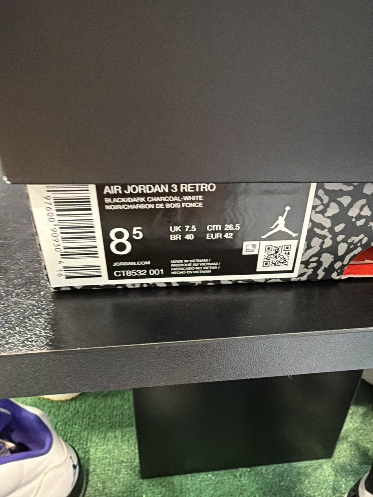 Jordan Brand Jordan 3 Black Cat Size-8.5 Brand New Quick Shipping Size US 8.5 / EU 41-42 - 7 Thumbnail