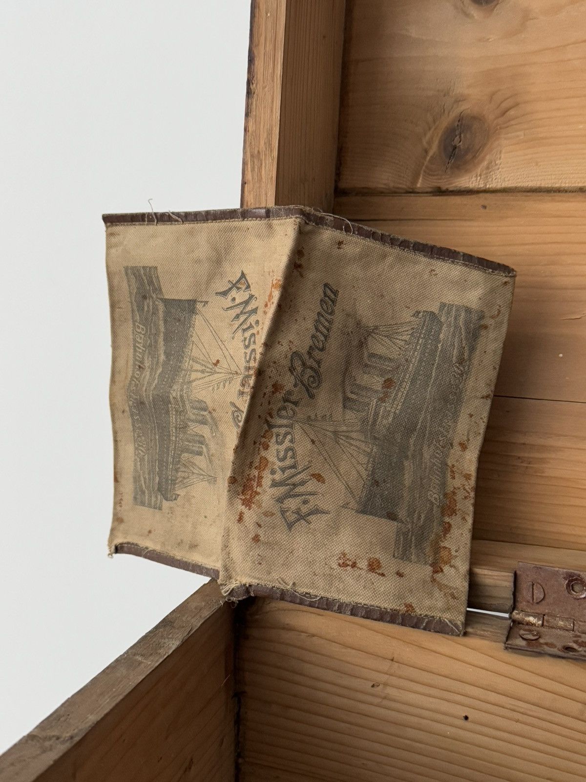 Other Antique ≈1900s F. Missler Bremen Canvas Boat Ticket Pouch Size ONE SIZE - 4 Thumbnail