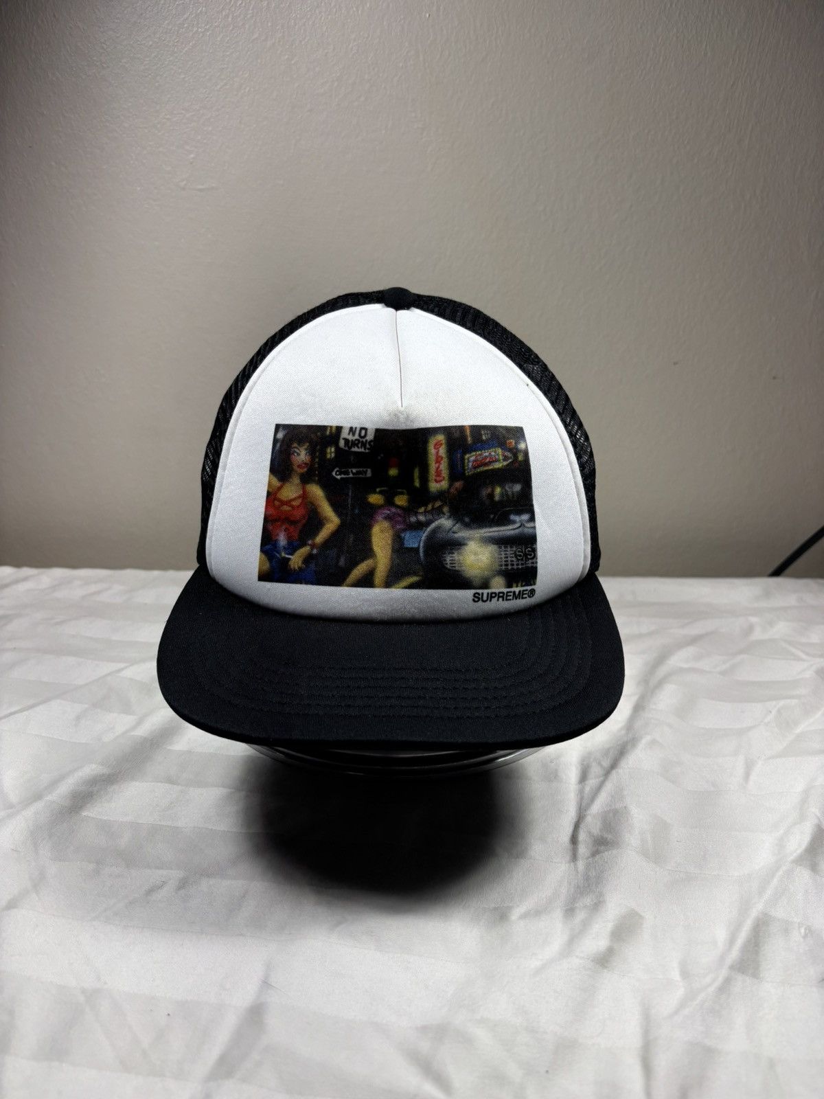 Supreme Lady Pink Mesh Back 5panel CAP Supreme Lady Pink