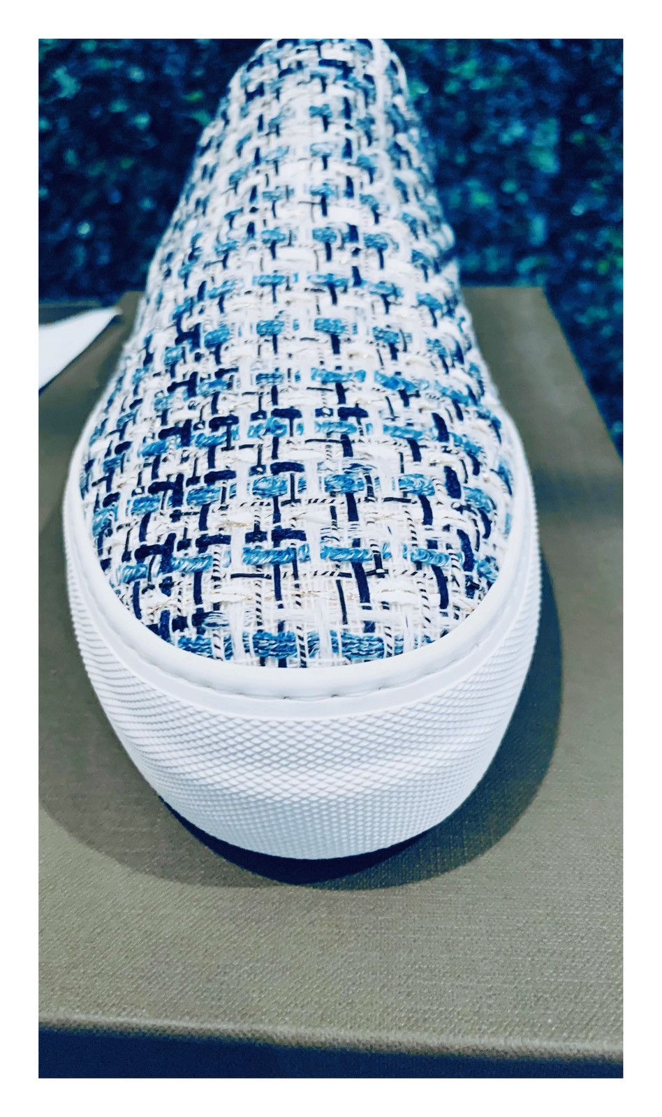 Greats New Greats Wooster x Lardini Slip-On Sneaker White/Blue Sz13 Size US 13 / EU 46 - 8 Thumbnail