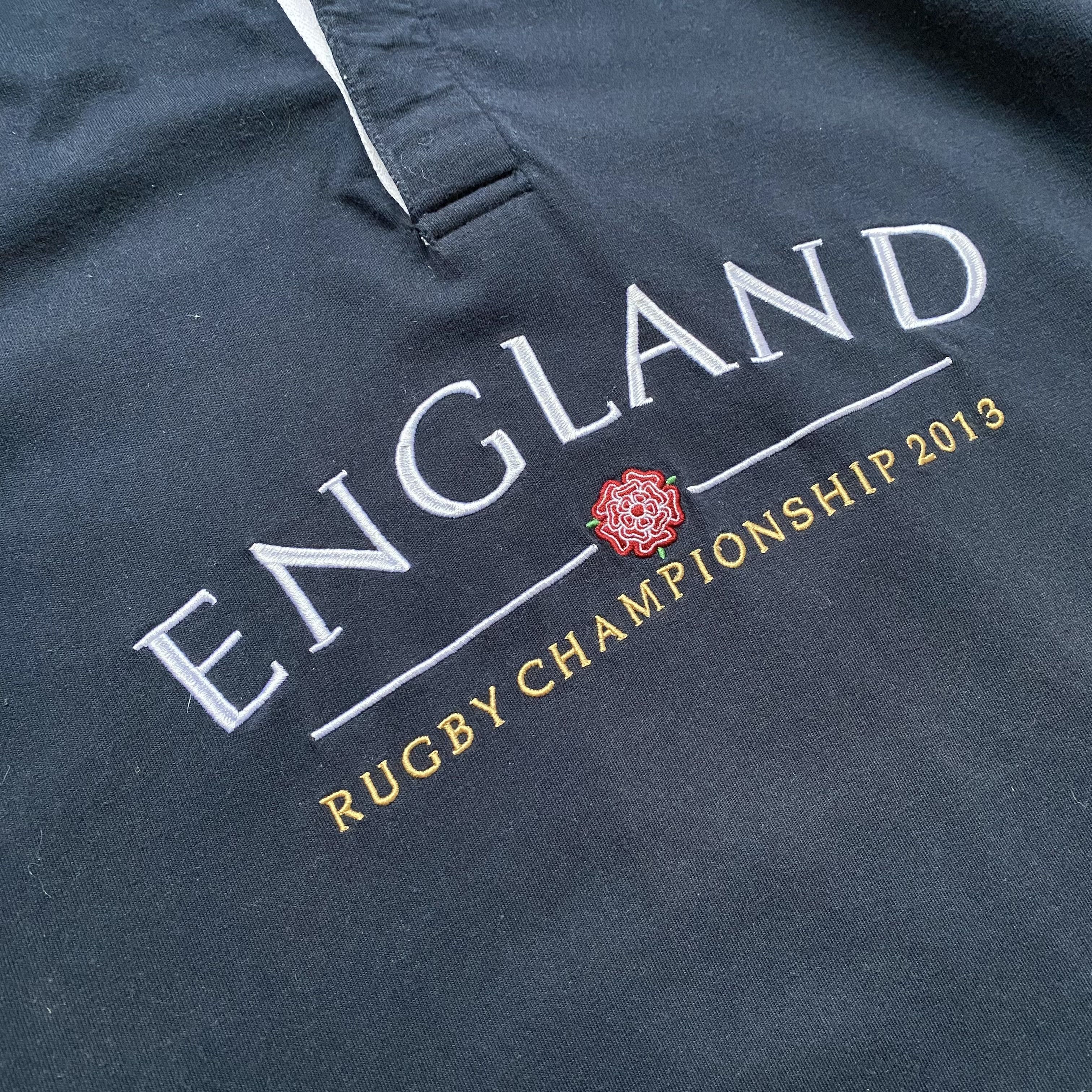 Cotton Traders 🏈 Vintage England Rugby Championship polo shirts Dill Size US XXL / EU 58 / 5 - 6 Thumbnail
