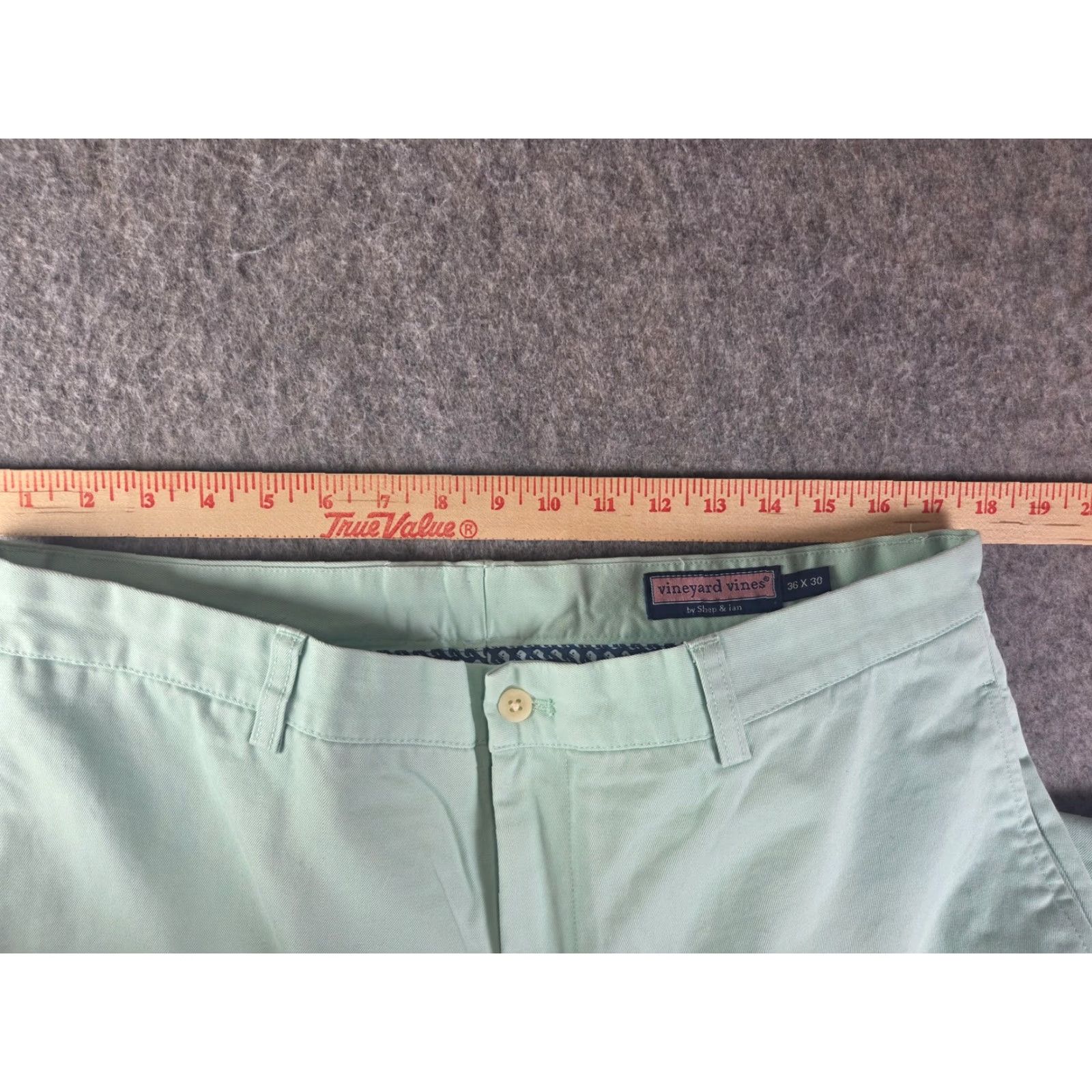 Vineyard Vines Vineyard Vines Pants Mens 36x30 Green Chino Flat Front Classic Prep Cotton Size US 36 / EU 52 - 6 Thumbnail