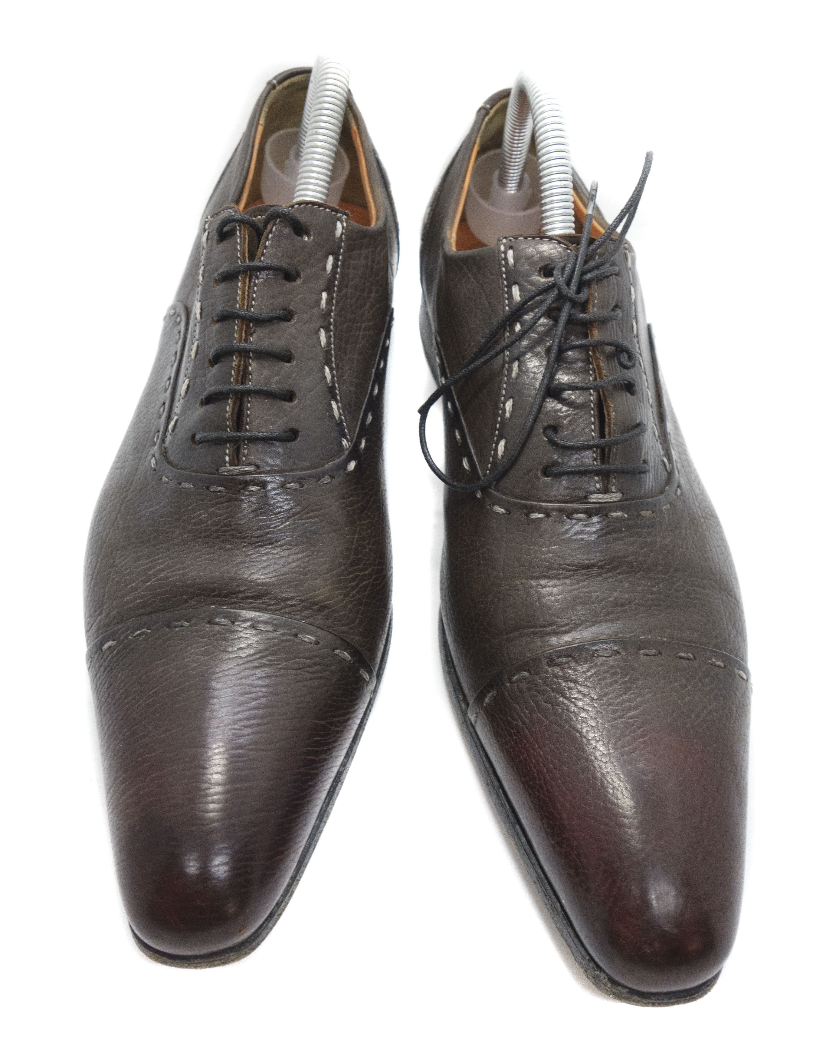 Santoni Leather Derby Size US 7 / EU 40 - 3 Thumbnail