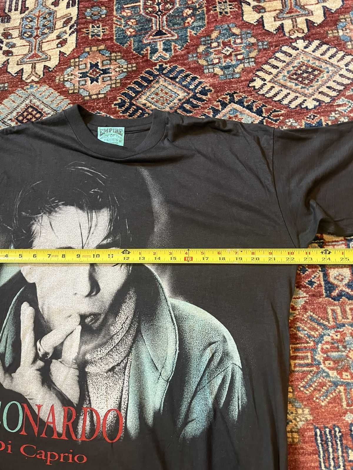 Rap Tees × Vintage Vintage 1990’s Leonardo DiCaprio rap tee Size US L / EU 52-54 / 3 - 5 Thumbnail