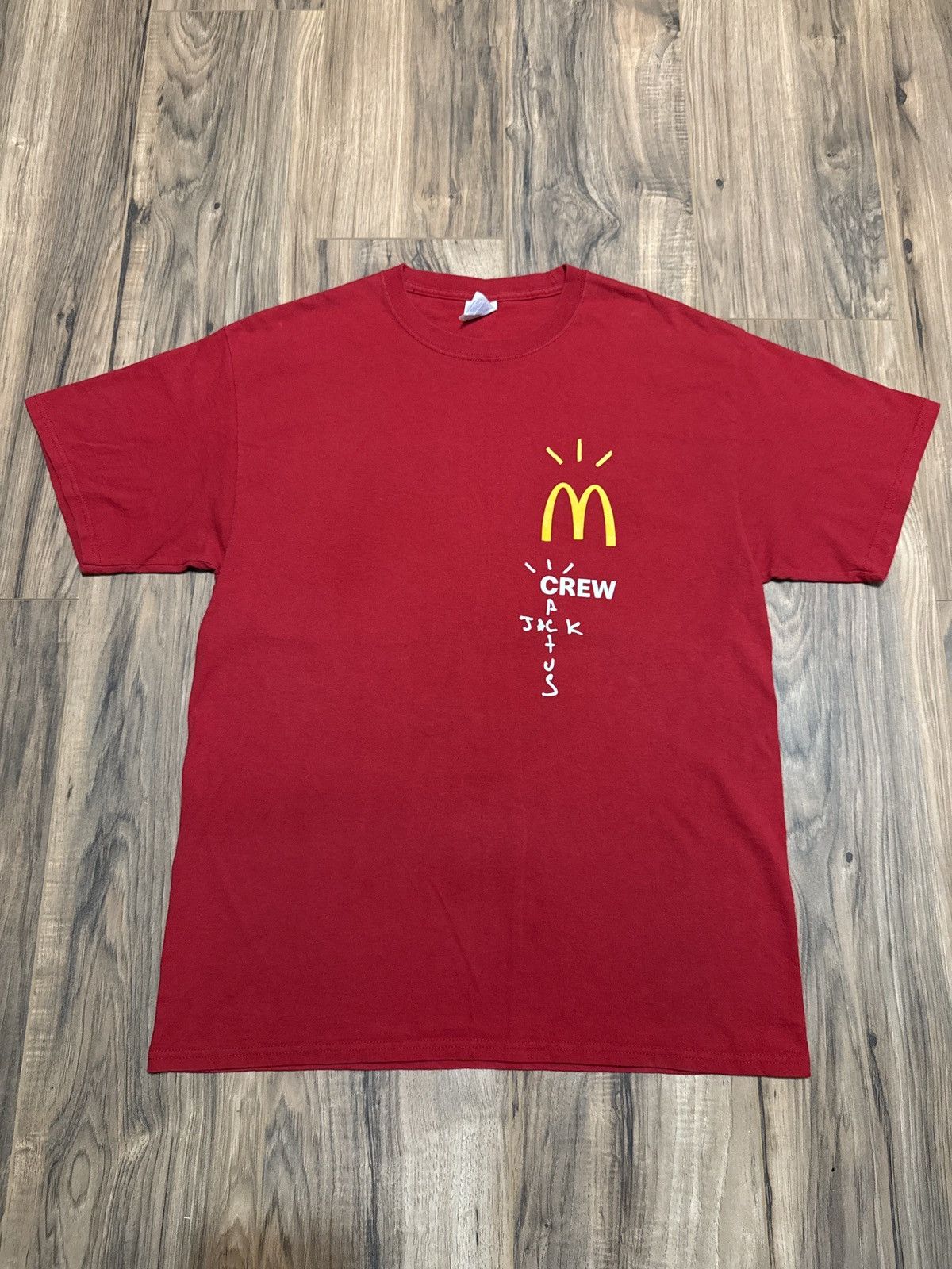 Travis Scott Travis Scott x McDonald’s Cactus Jack Crew Tee Size US L / EU 52-54 / 3 - 1 Thumbnail