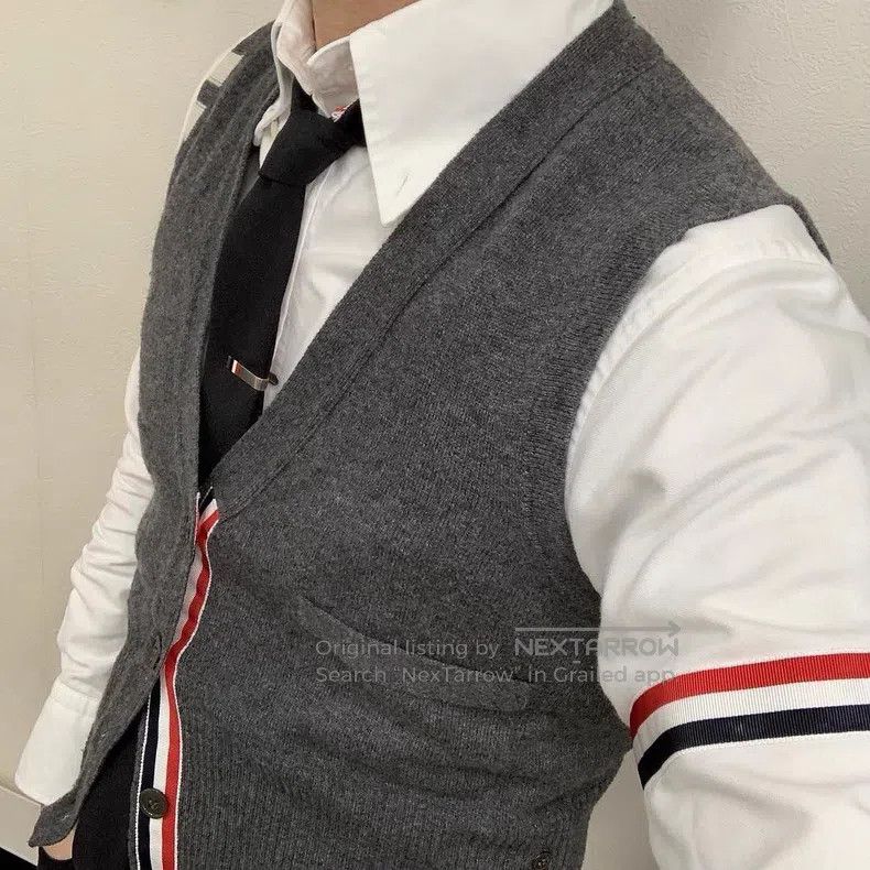 Thom Browne Thom Browne Cashmere Vest Size US L / EU 52-54 / 3 - 9 Thumbnail