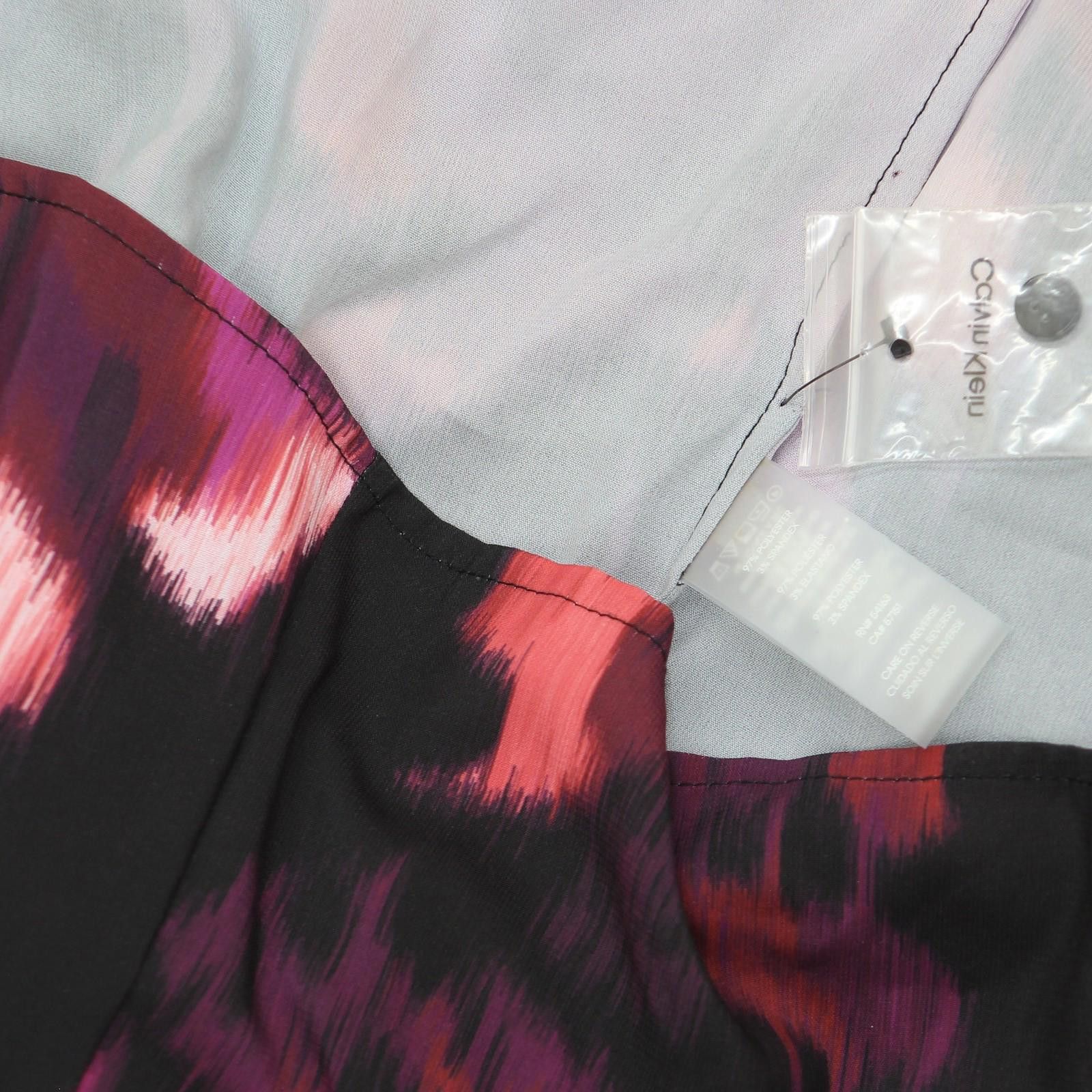 Calvin Klein Calvin Klein Womens Button-up Blouse S47tg56c Black Multi Xs Size XS / US 0-2 / IT 36-38 - 5 Thumbnail