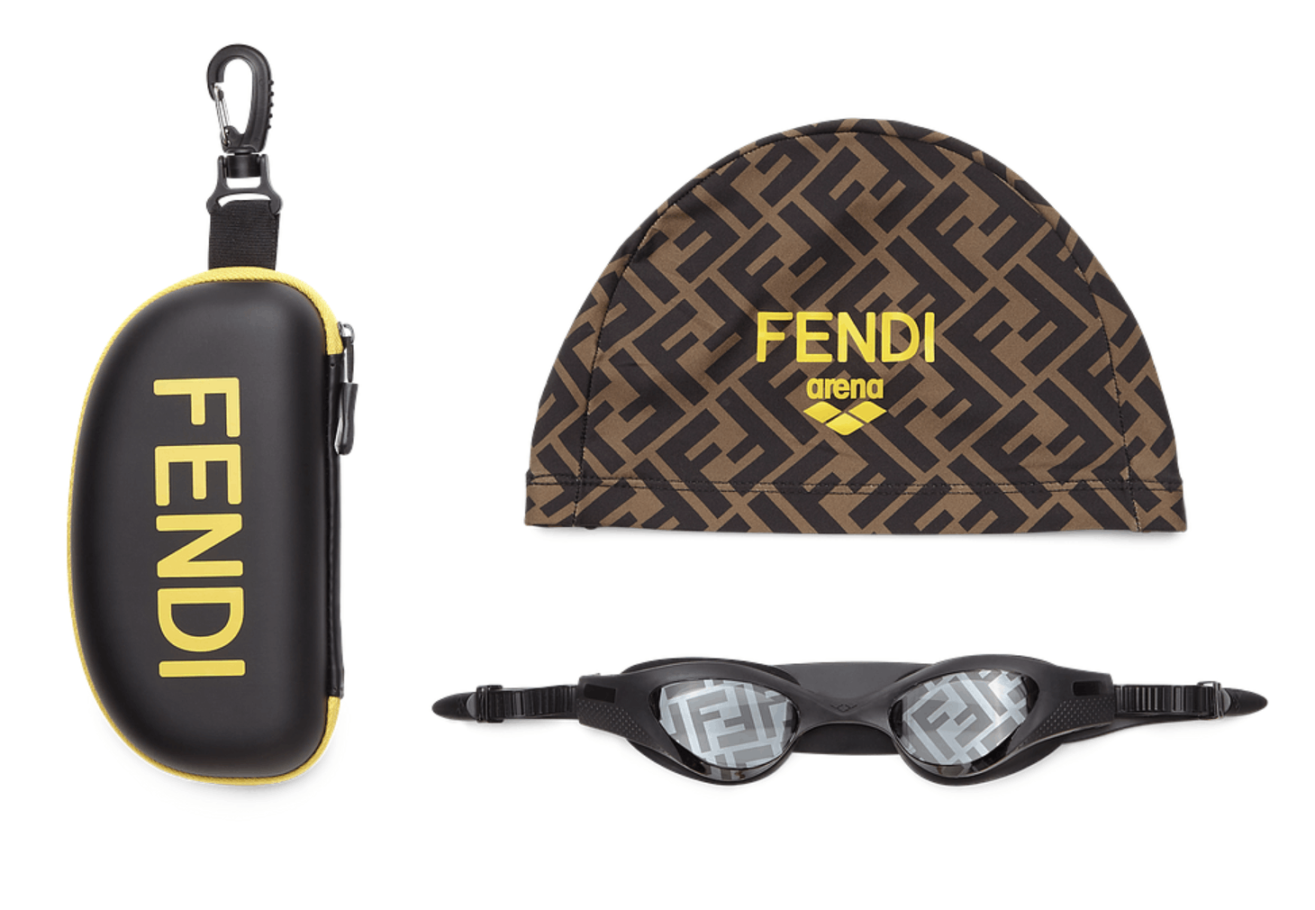 Fendi Fendi x Arena Swim Goggles Size ONE SIZE - 1 Thumbnail