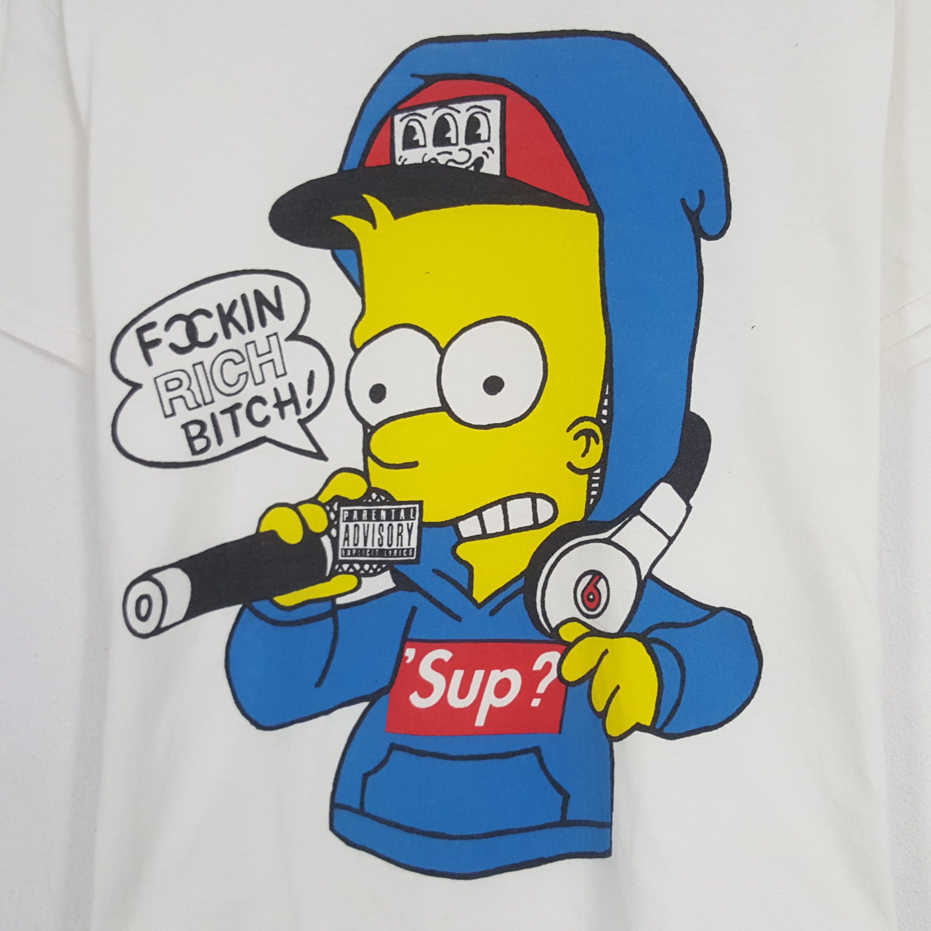 The Simpsons × Vintage Vintage The Simpsons x Keith Haring Style Tshirt Size US M / EU 48-50 / 2 - 2 Thumbnail