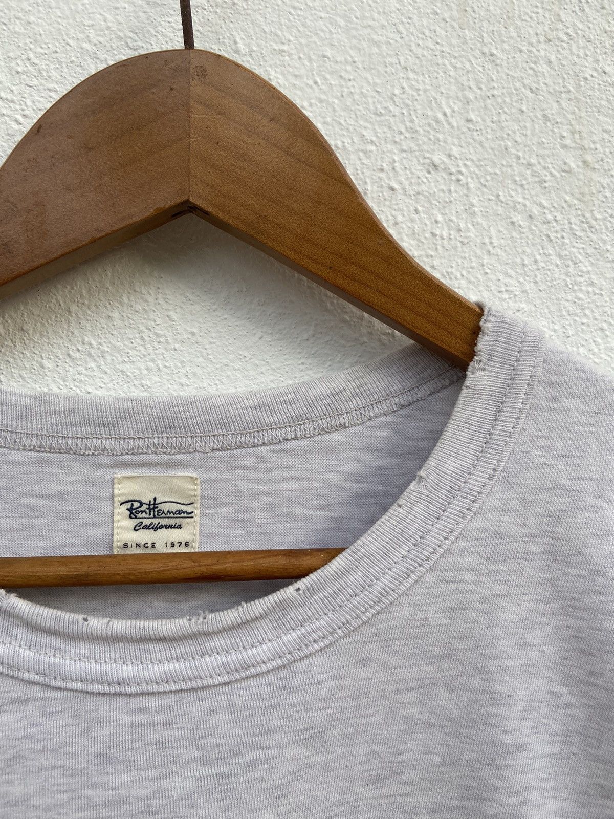 Ron Herman Ron Herman t shirt long sleeve distressed minimalist design Size US L / EU 52-54 / 3 - 4 Thumbnail
