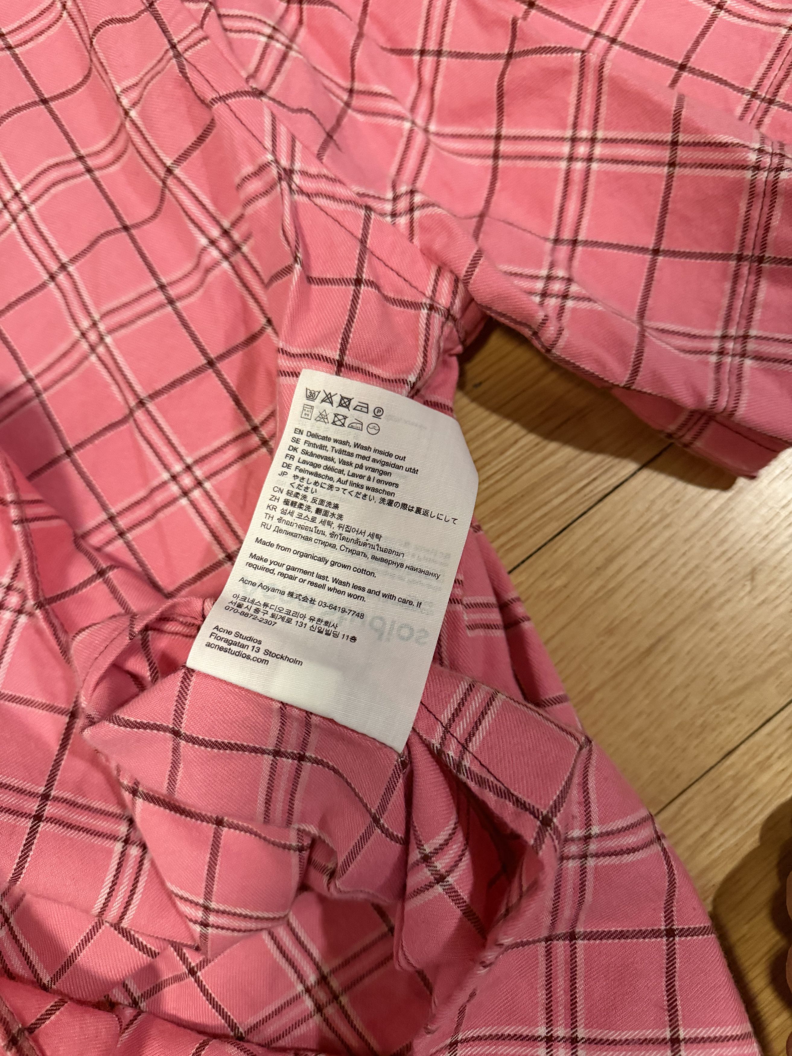 Acne Studios Acne Studios Pink Button Up Size US XXS / EU 40 - 4 Thumbnail