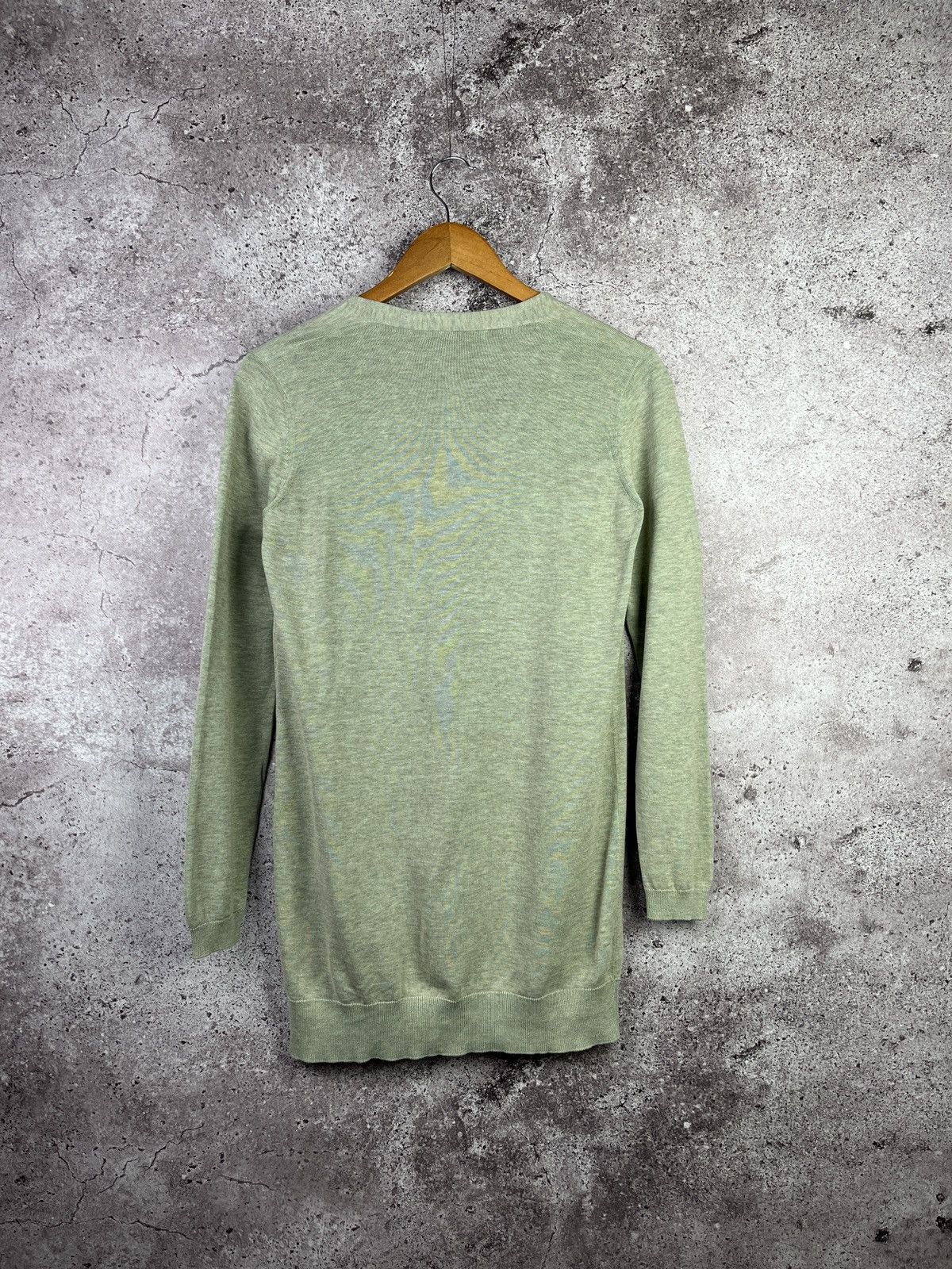 Fabiana Filippi MintGreen Lightweight Cotton Cardigan Size S 🇮🇹 Quiet Luxury Size M / US 6-8 / IT 42-44 - 4 Thumbnail