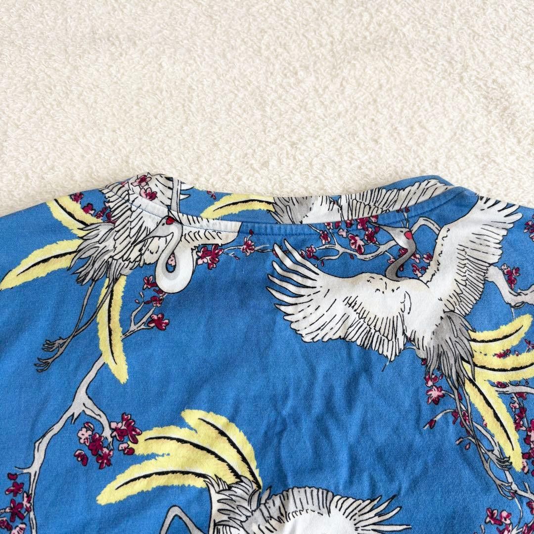 Louis Vuitton Louis Vuitton Crane Print Short Sleeve T-Shirt Blue Size US M / EU 48-50 / 2 - 9 Thumbnail