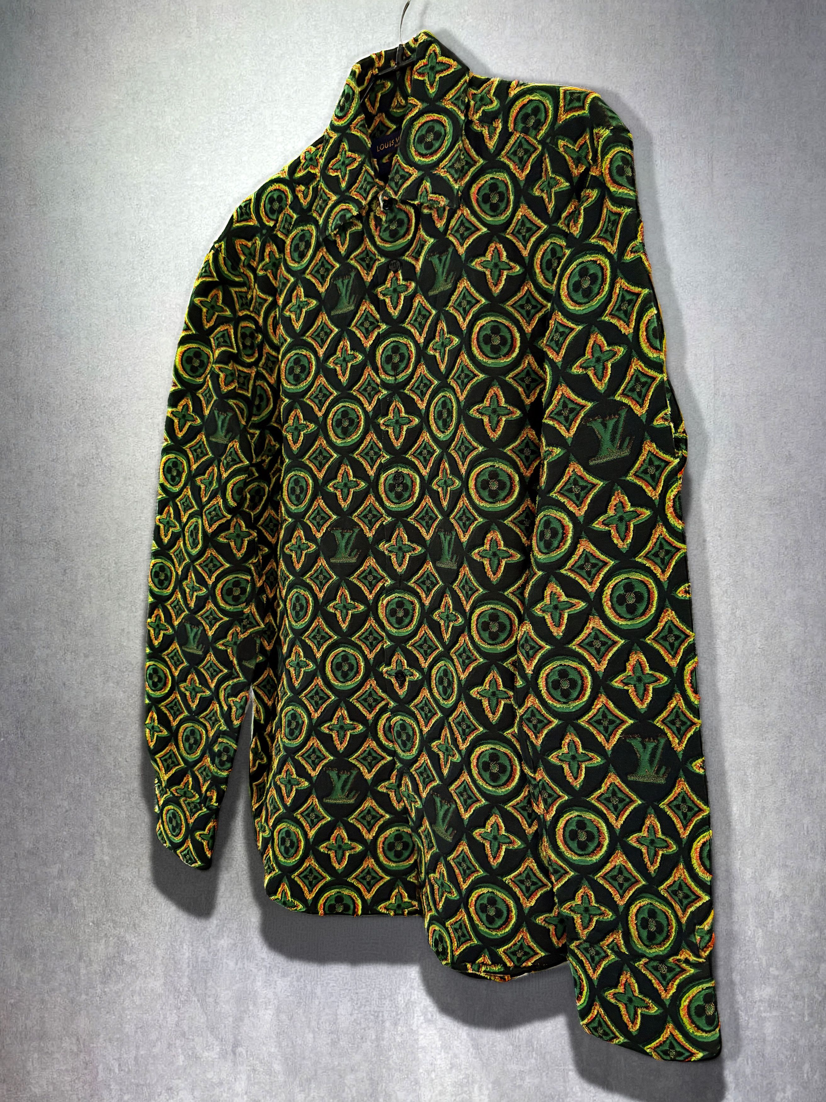 Louis Vuitton LV Jacquard Fil Coupé Shirt Size US L / EU 52-54 / 3 - 3 Thumbnail
