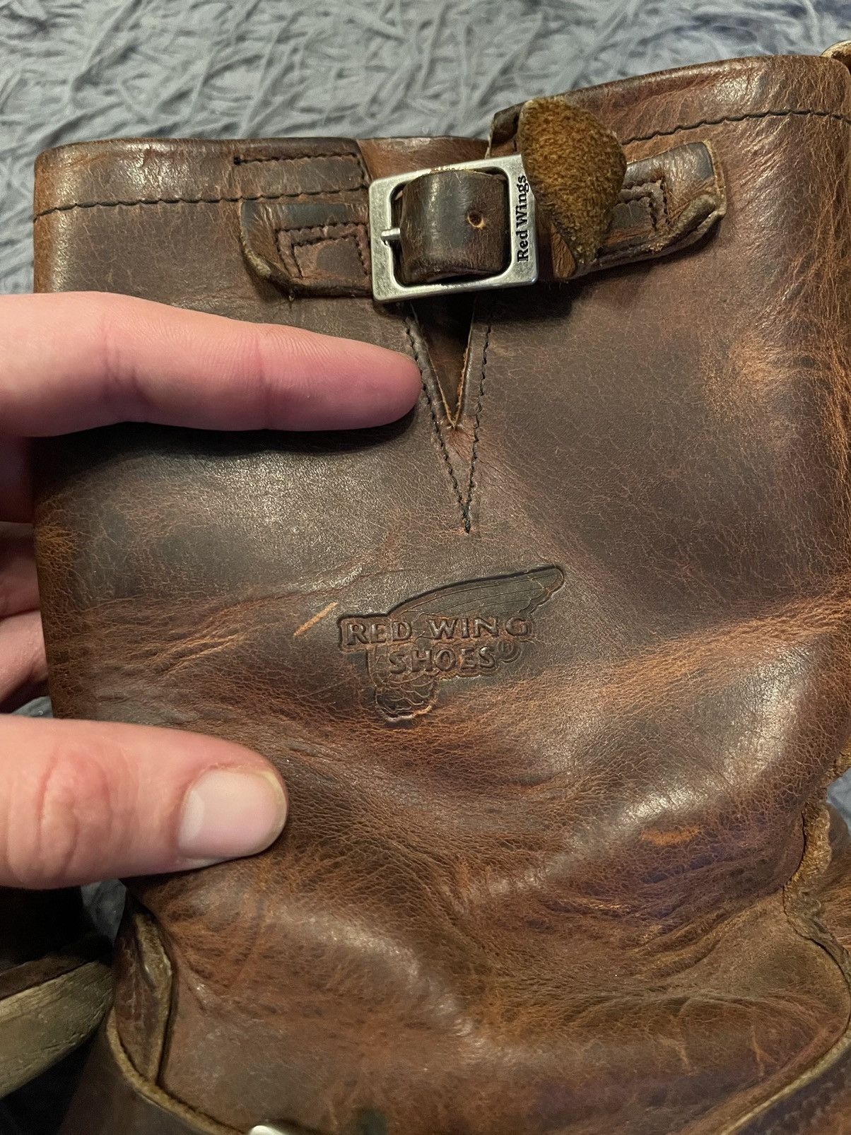 Red Wing 00s vintage real leather engineer boots 2971