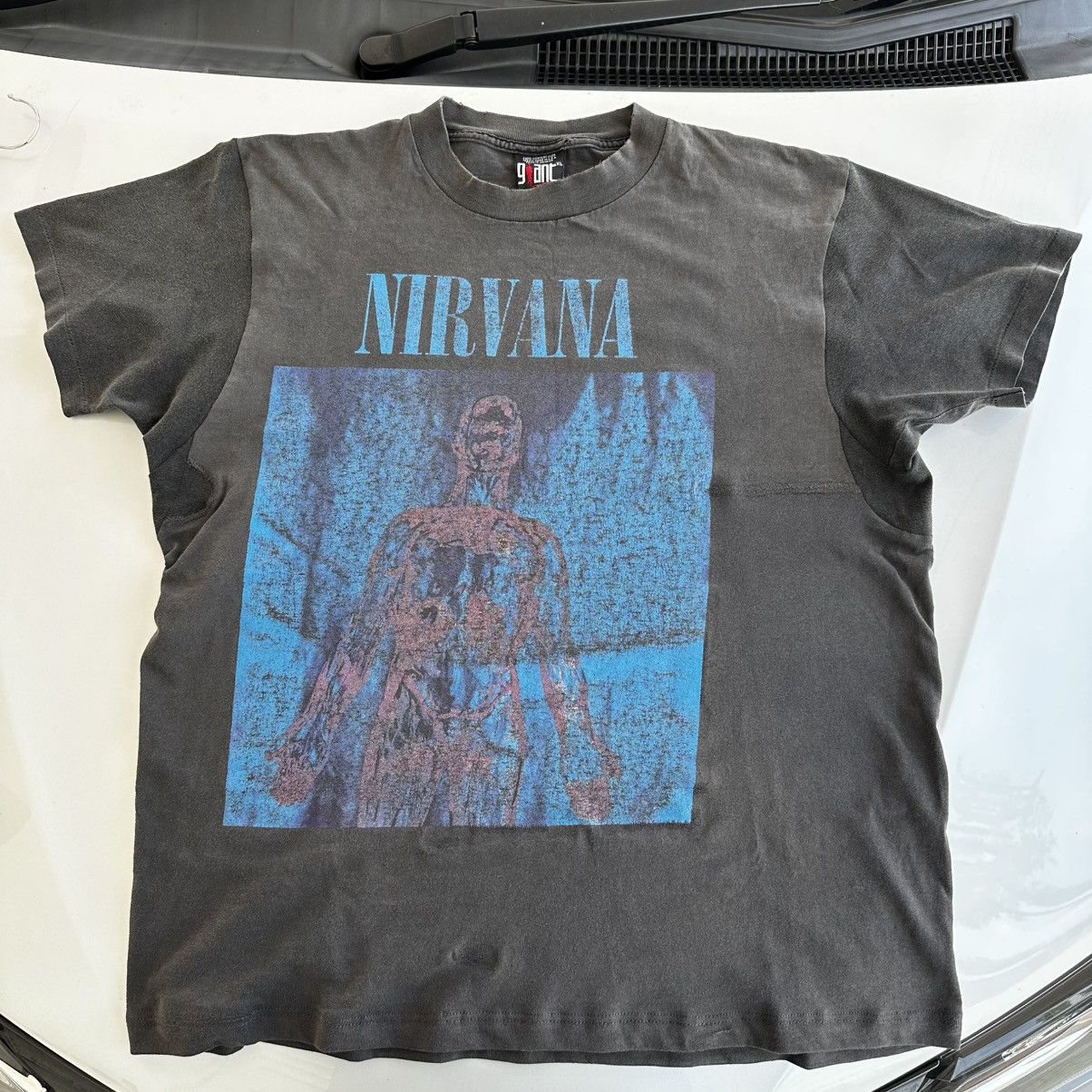 Vintage Authentic Vintage Nirvana Sliver Size US XL / EU 56 / 4 - 12 Thumbnail